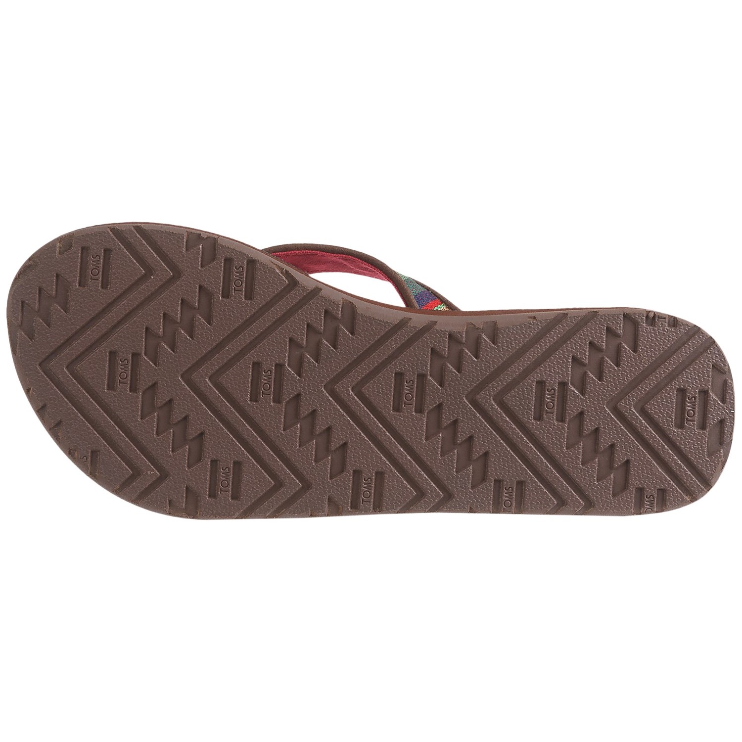 TOMS Solana Multi-Textile Flip-Flops (For Women)