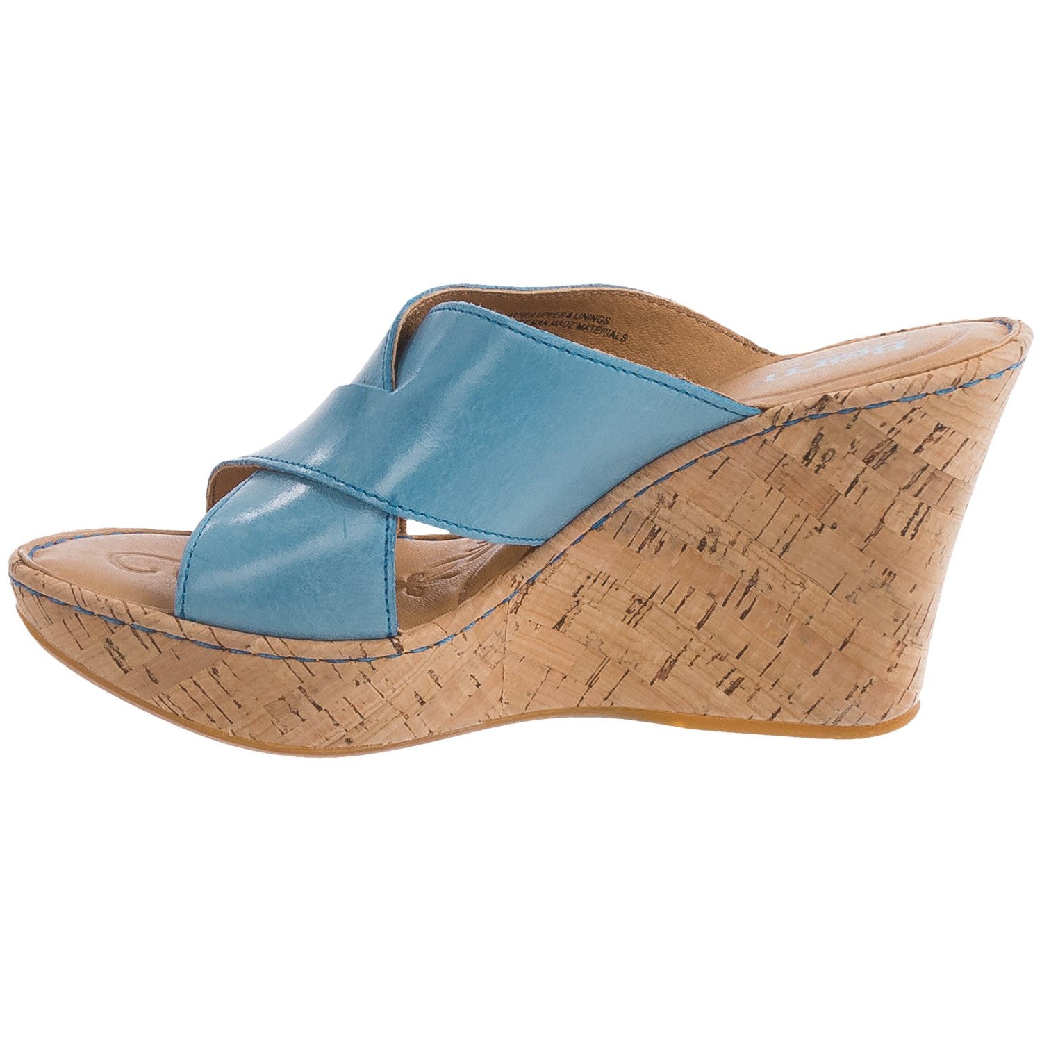 Born Adrianna Wedge Sandals - Leather (For Women)