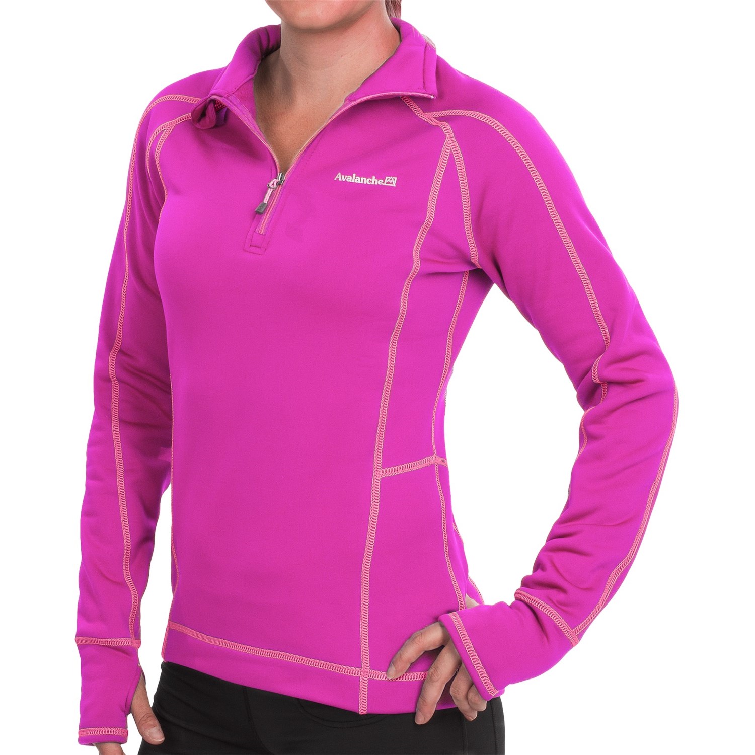 Avalanche Wear Fleece Mogul Shirt - Zip Neck, Long Sleeve (For Women)