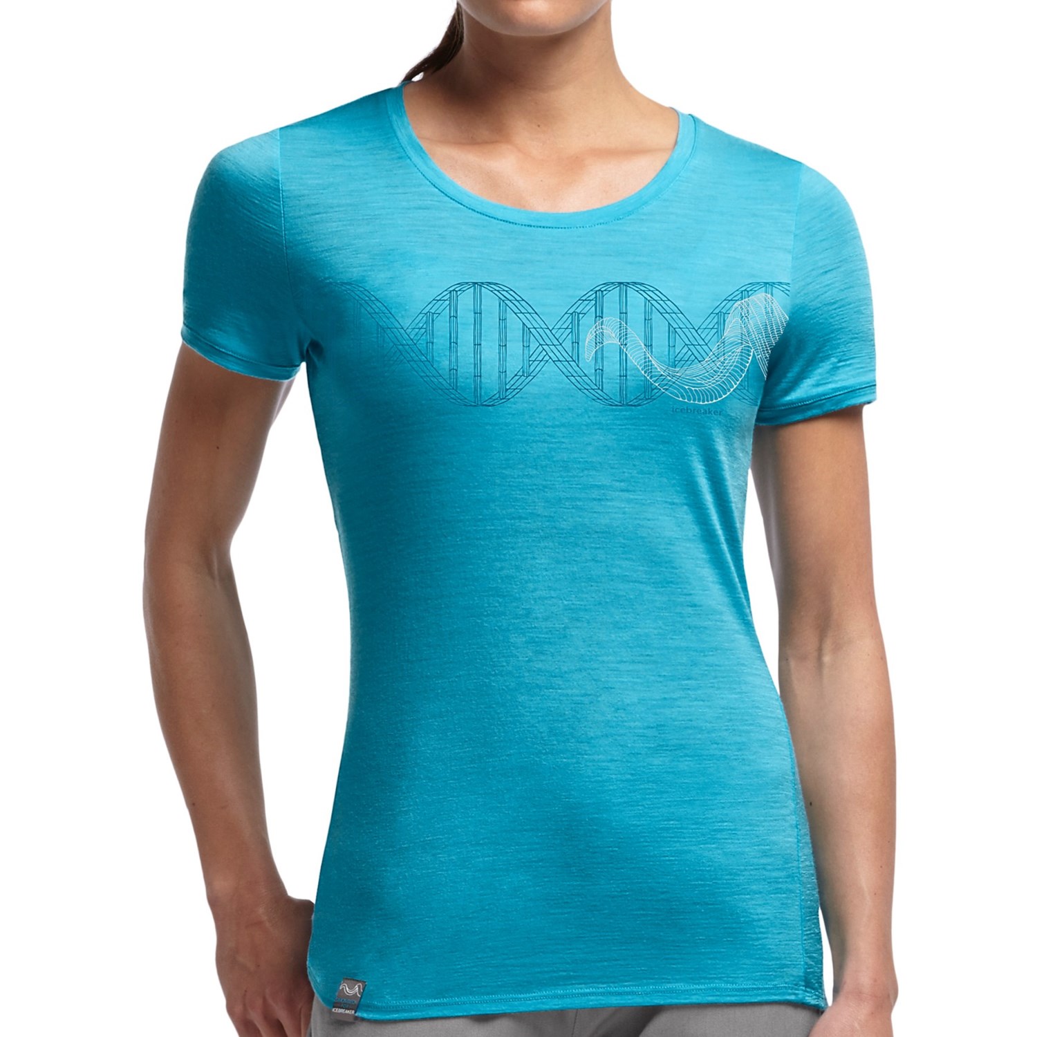 Icebreaker Tech T Lite Shirt - Merino Wool, Short Sleeve (For Women)