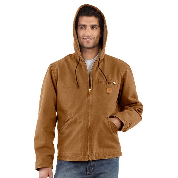 Carhartt Sandstone Sierra Jacket - Sherpa Pile, Factory Seconds (For Tall Men)