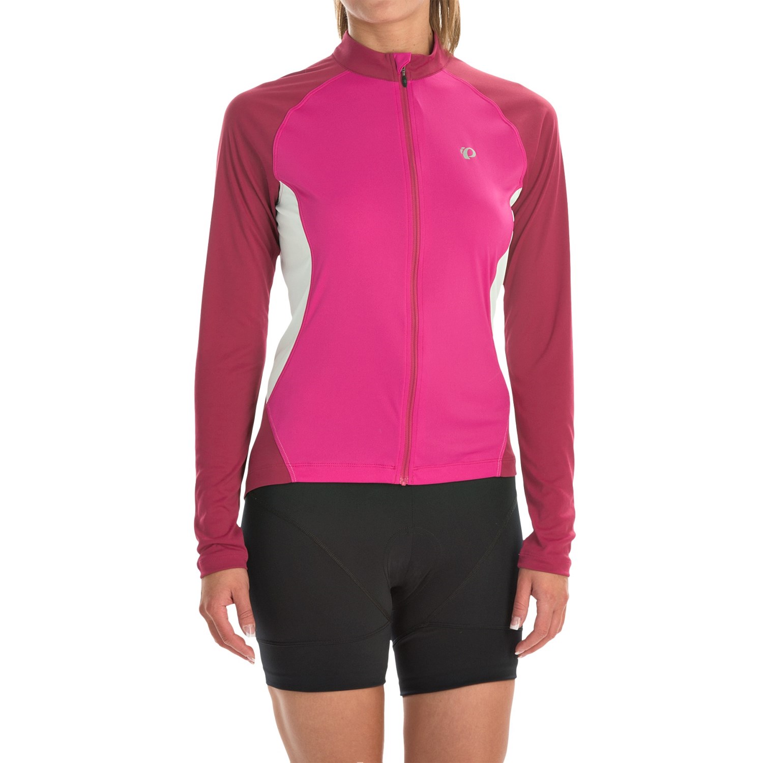 Pearl Izumi Symphony Cycling Jersey - UPF 50, Full Zip, Long Sleeve (For Women)