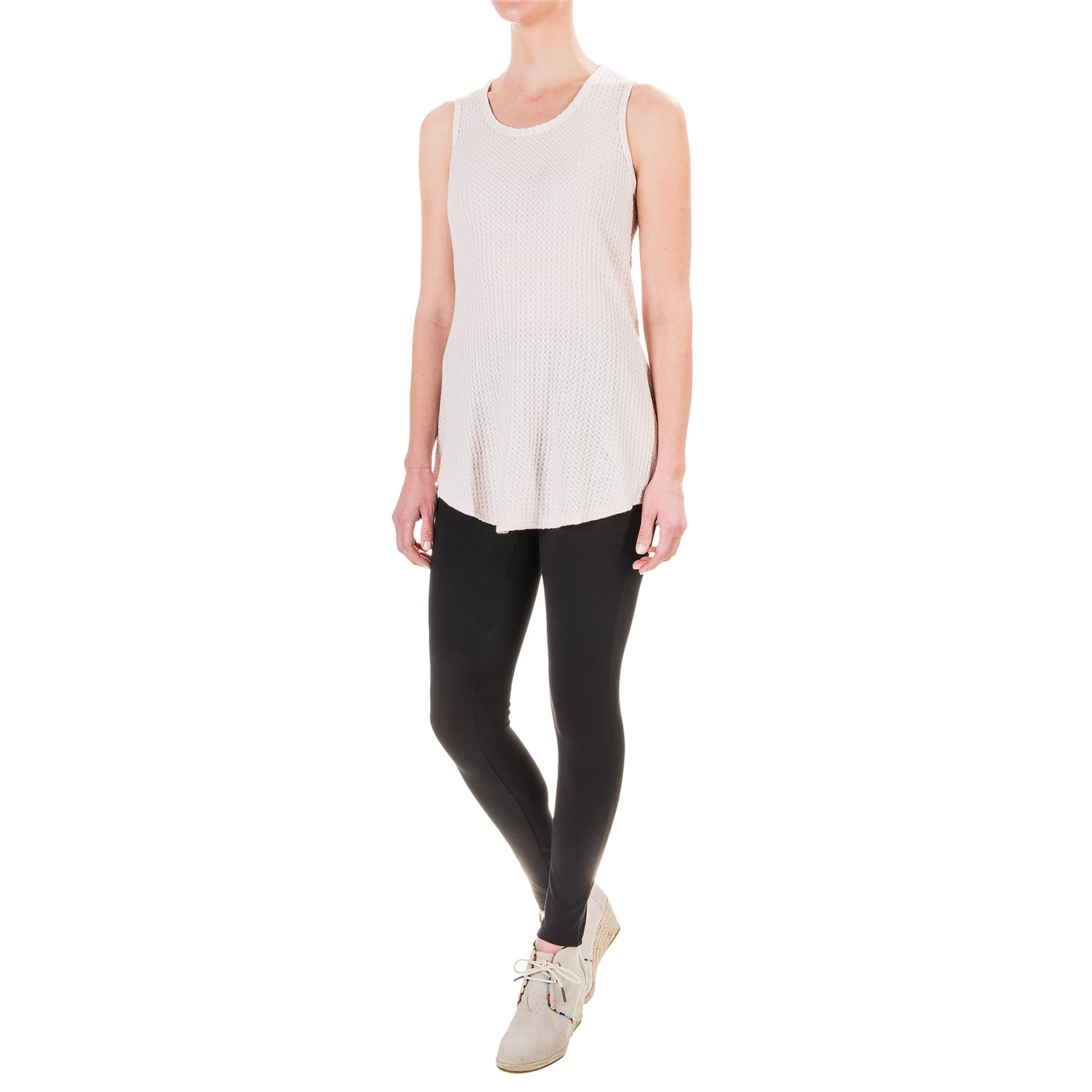 Workshop Republic Clothing Textured Tank Top (For Women)