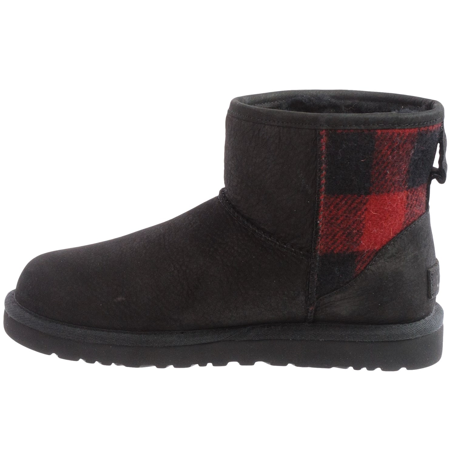 UGG® Australia Classic Mini Plaid Boots - Leather (For Women)