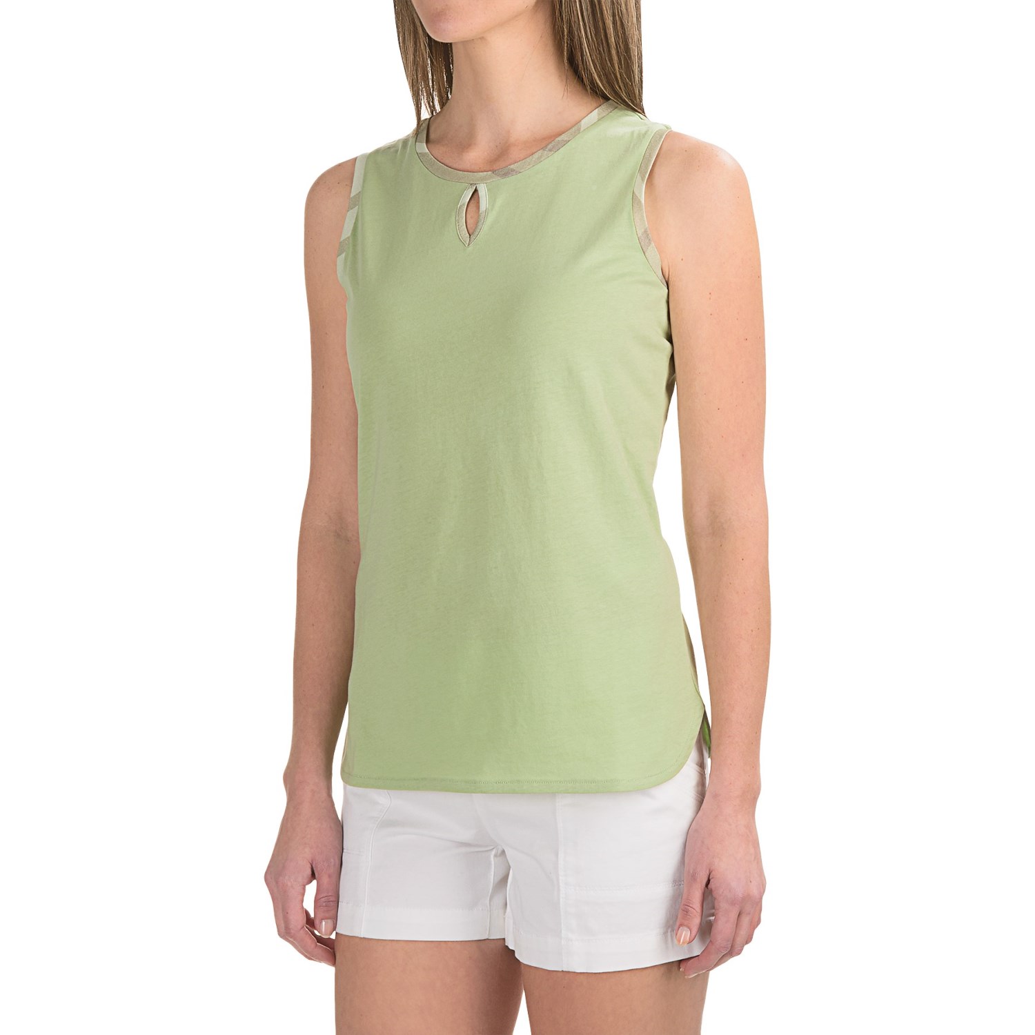 Barbour Alasdiar Keyhole Shirt - Sleeveless (For Women)