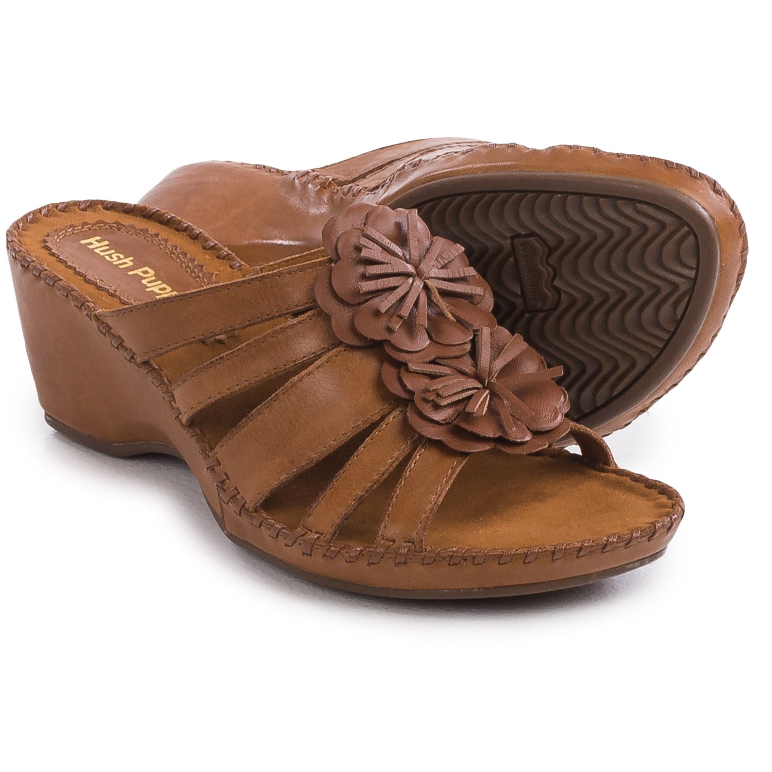 Hush Puppies Gallia Copacabana Wedge Sandals - Leather (For Women)