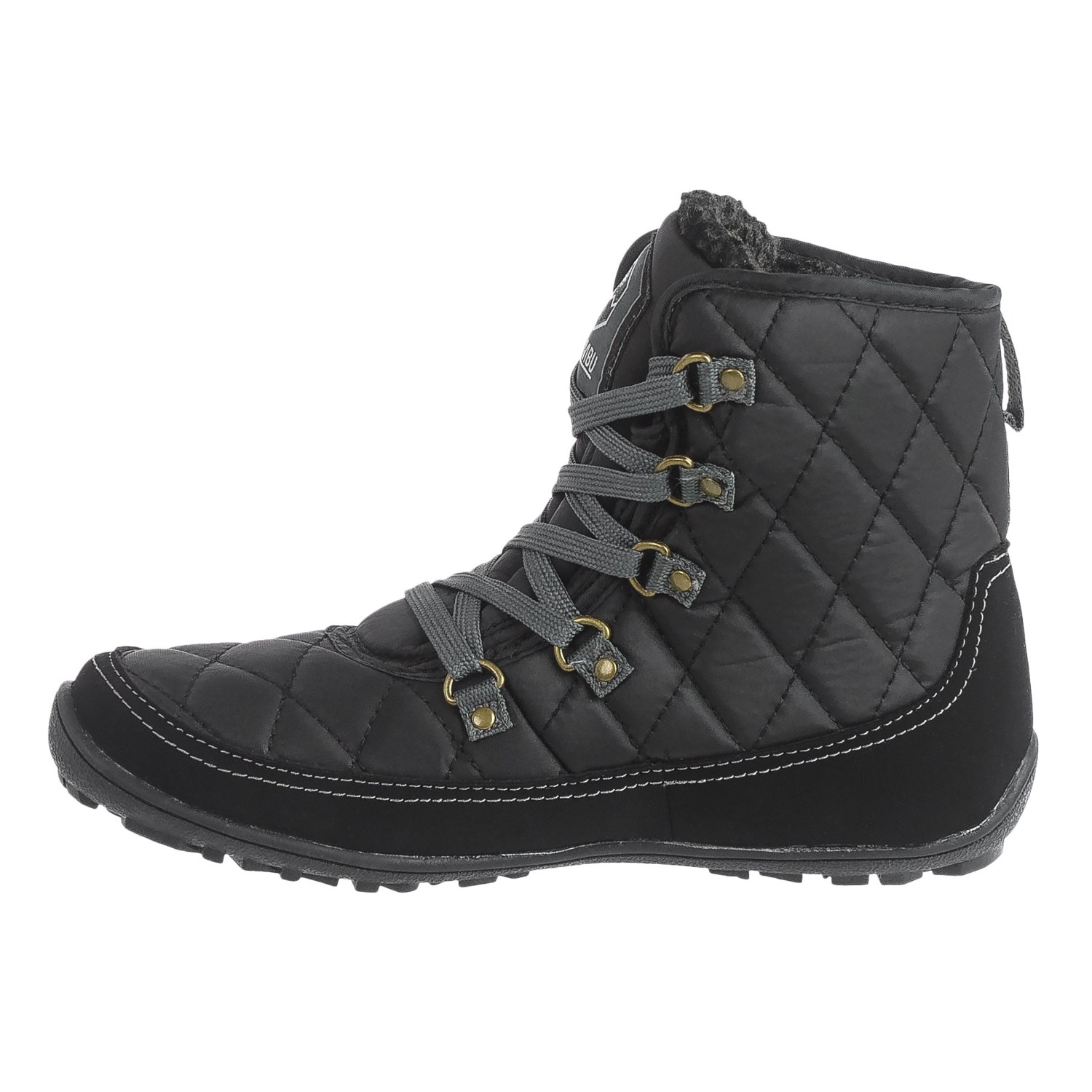 Khombu Serina Quilted Lace-Up Boots - Waterproof, Insulated (For Women)