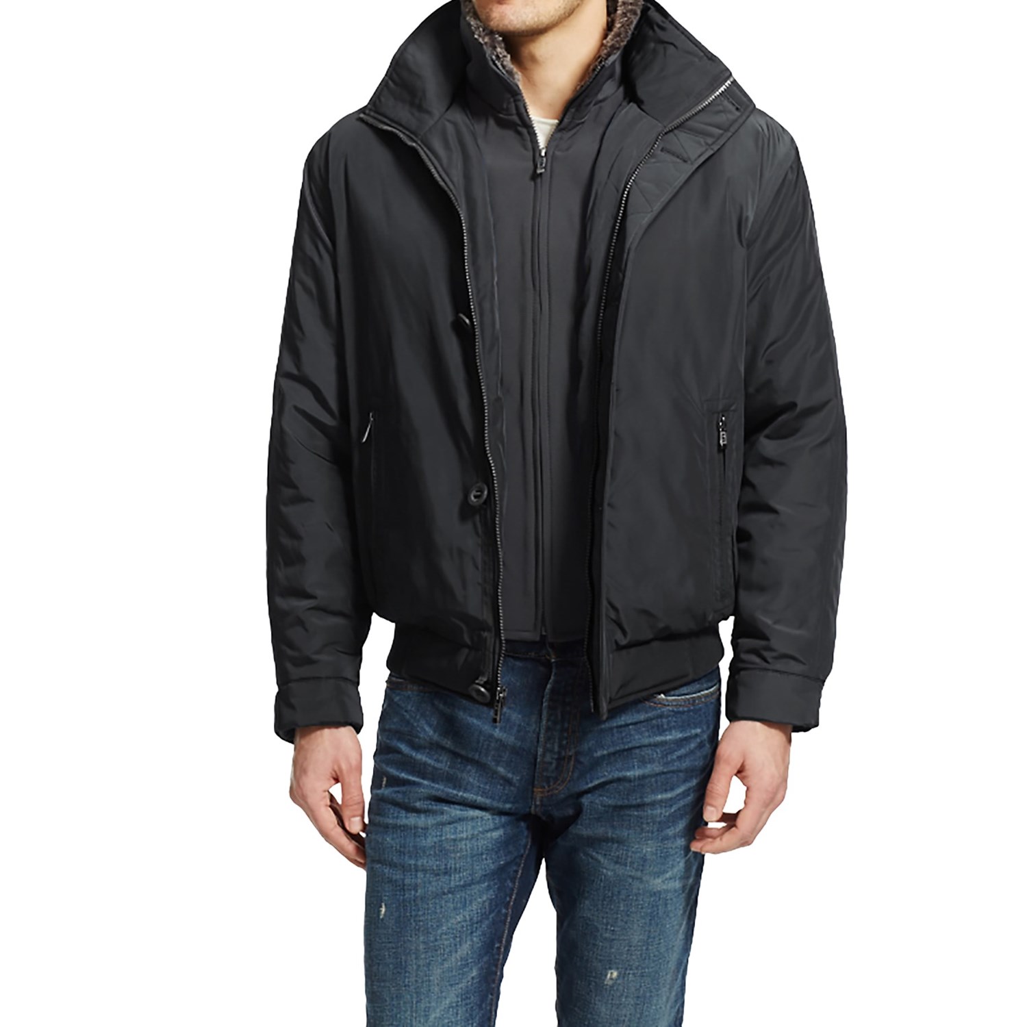 Weatherproof Ultra Oxford Bomber Jacket - Insulated (For Men)