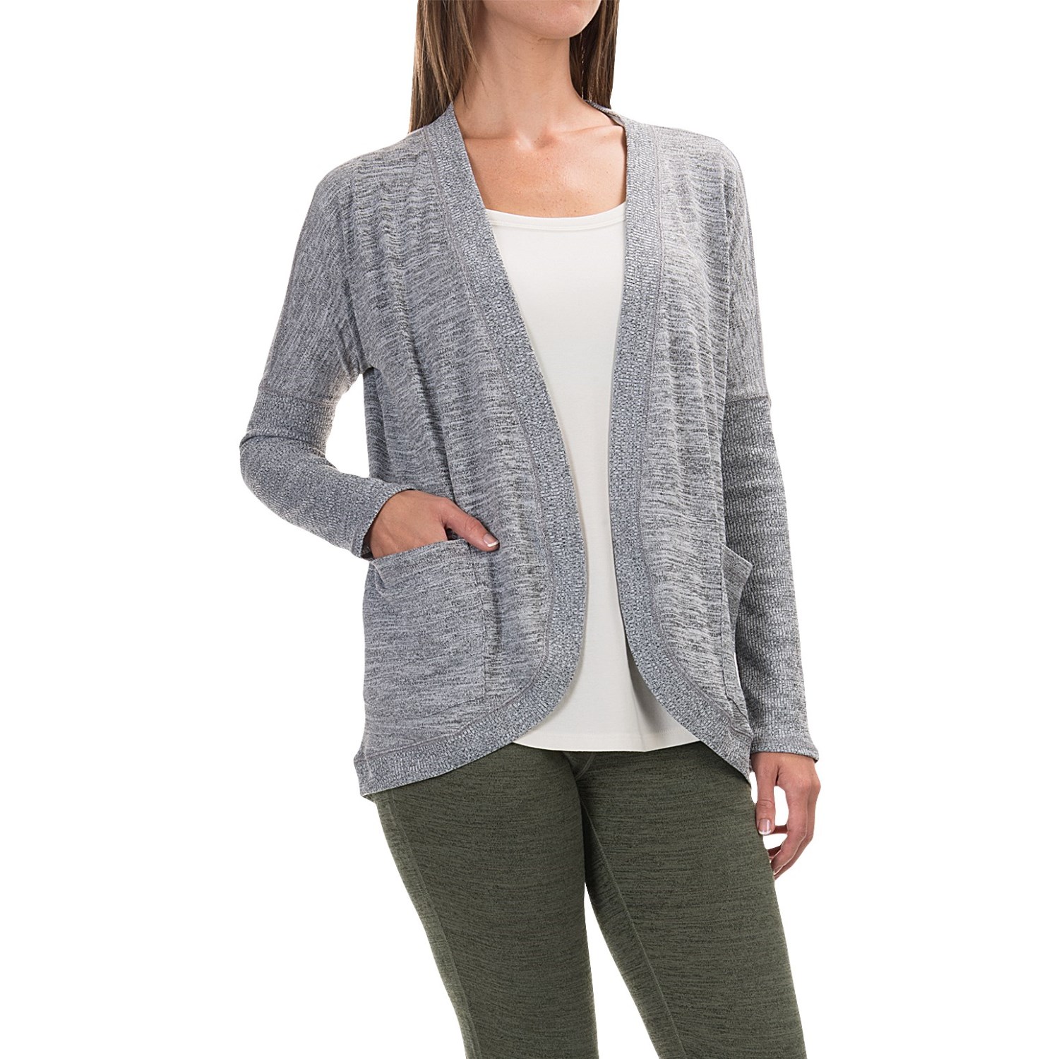 90 Degree by Reflex Open-Front Cardigan Sweater (For Women)