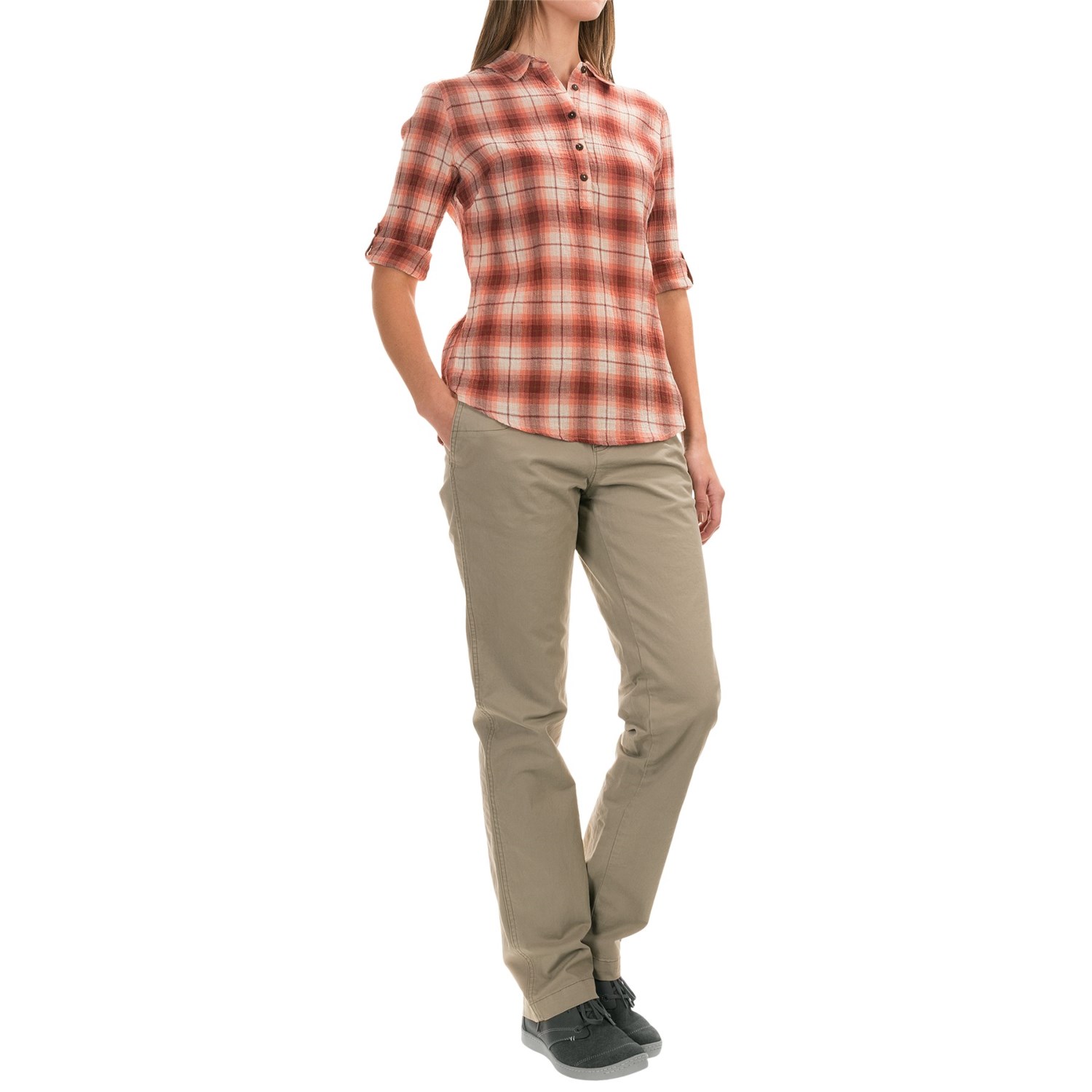 Royal Robbins Oasis Plaid Shirt - 3/4 Sleeve (For Women)