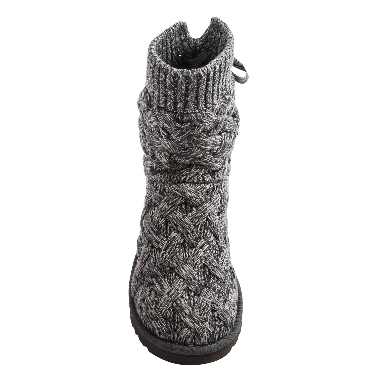 UGG® Australia Isla Cable-Knit Boots - Cotton Knit, Suede (For Women)