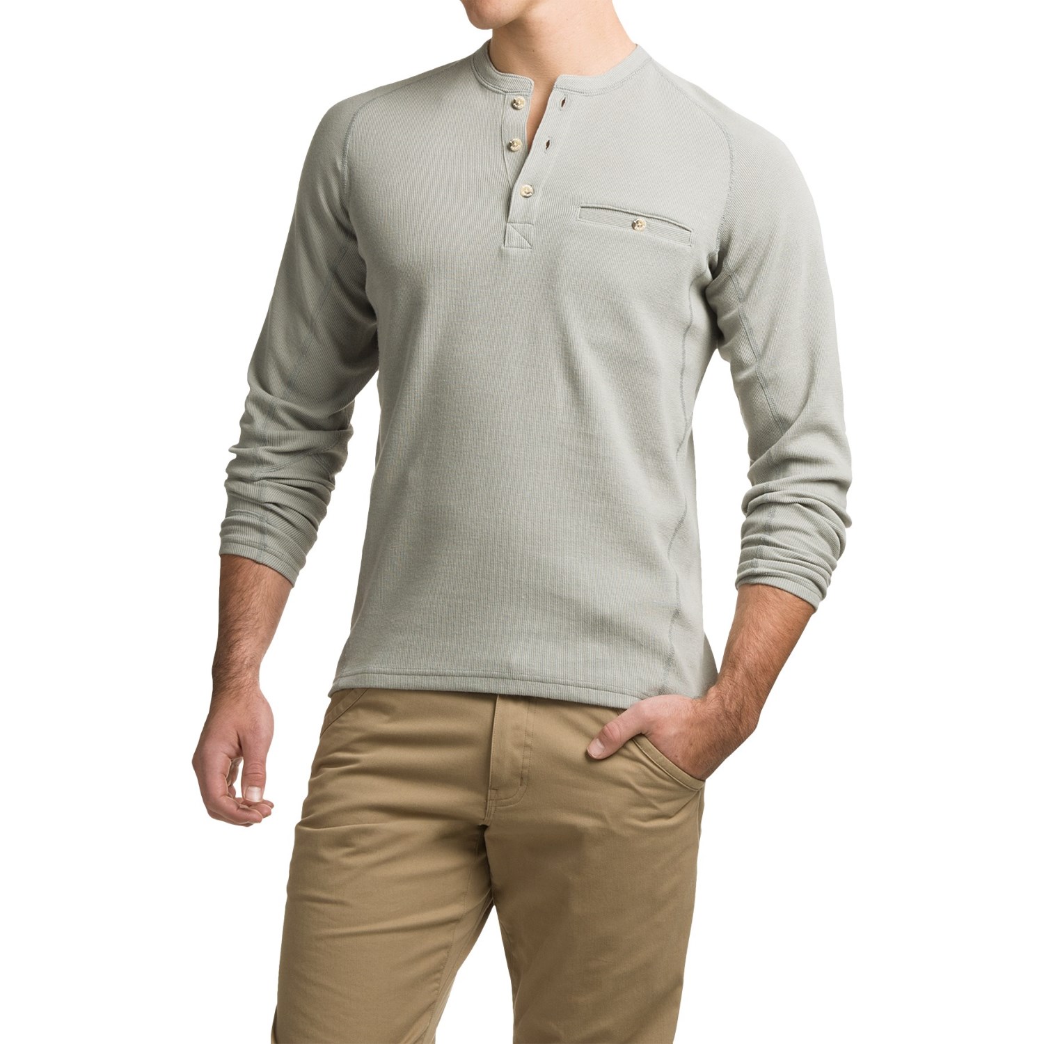 Simms Coldweather Henley Shirt - UPF 50+, Long Sleeve (For Men)