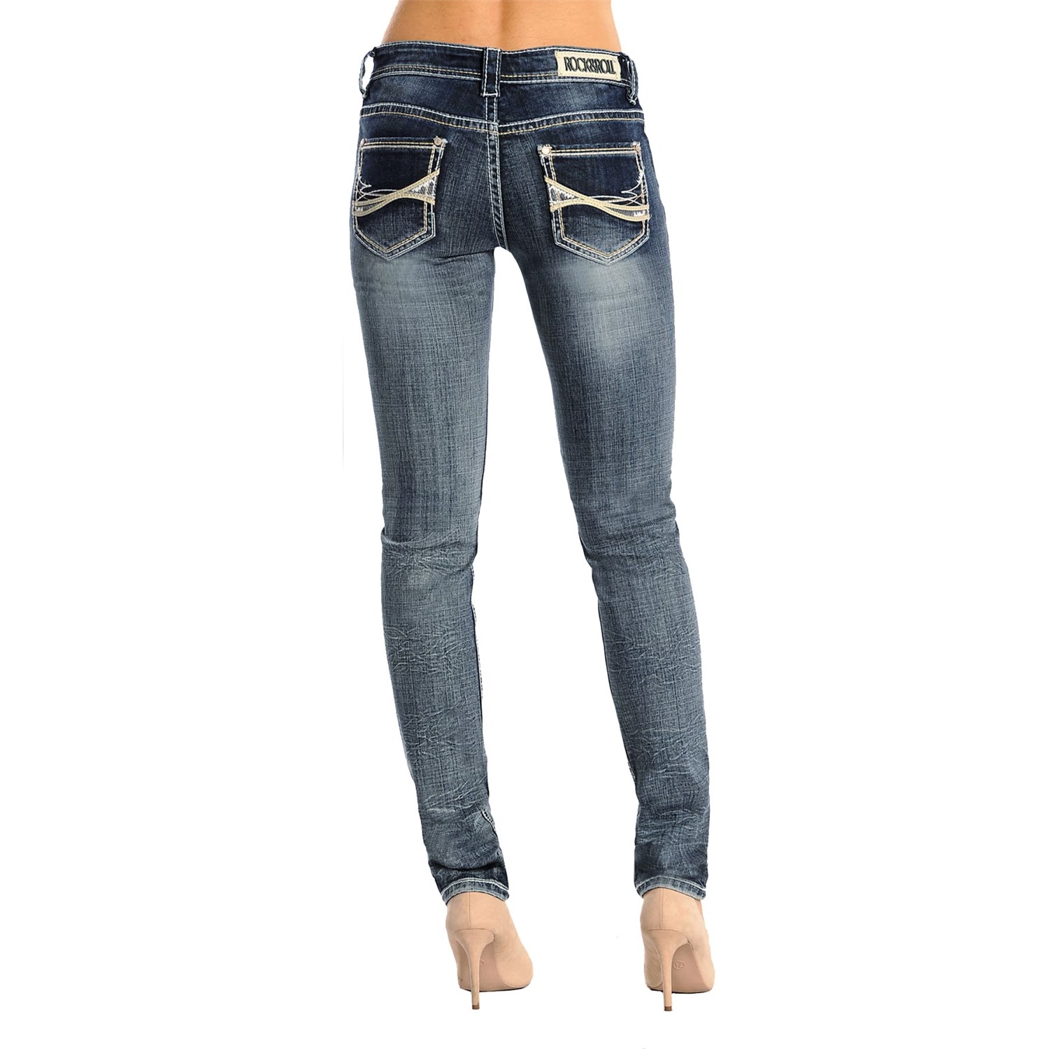 Rock & Roll Cowgirl Rival Skinny Jeans - Low Rise (For Women)