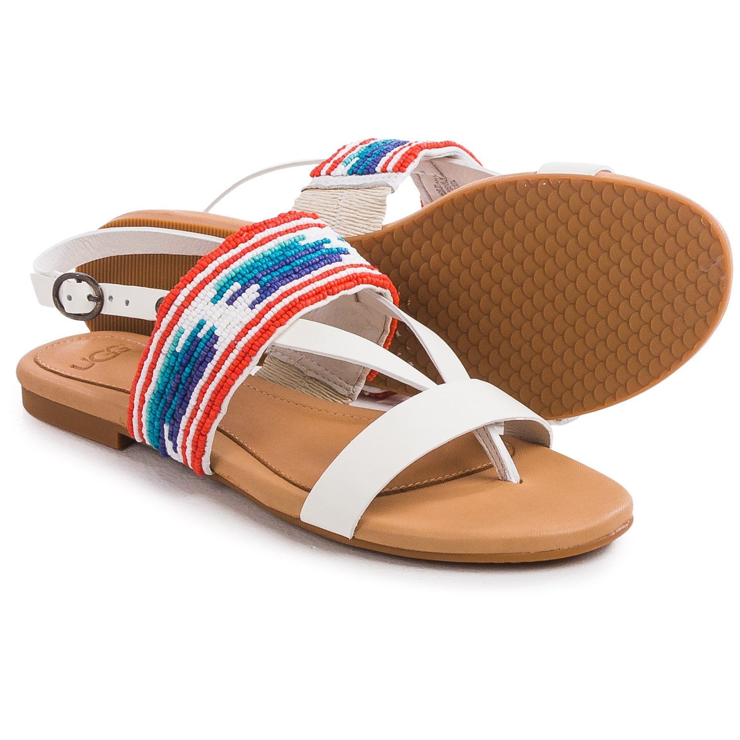 UGG® Australia Verona Serape Beads Sandals - Leather (For Women)