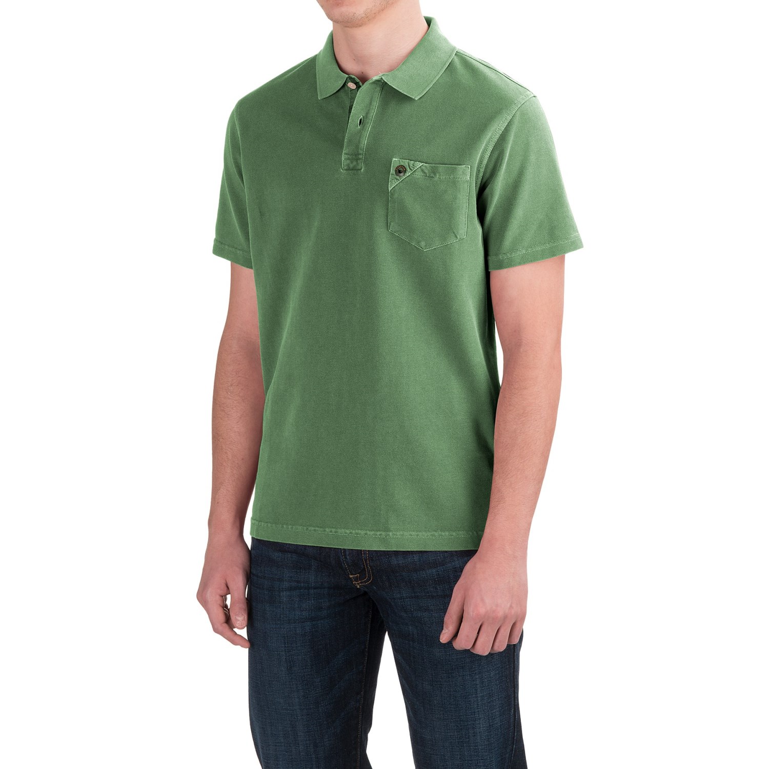 Barbour Laundered Polo Shirt - Garment Dyed, Short Sleeve (For Men)