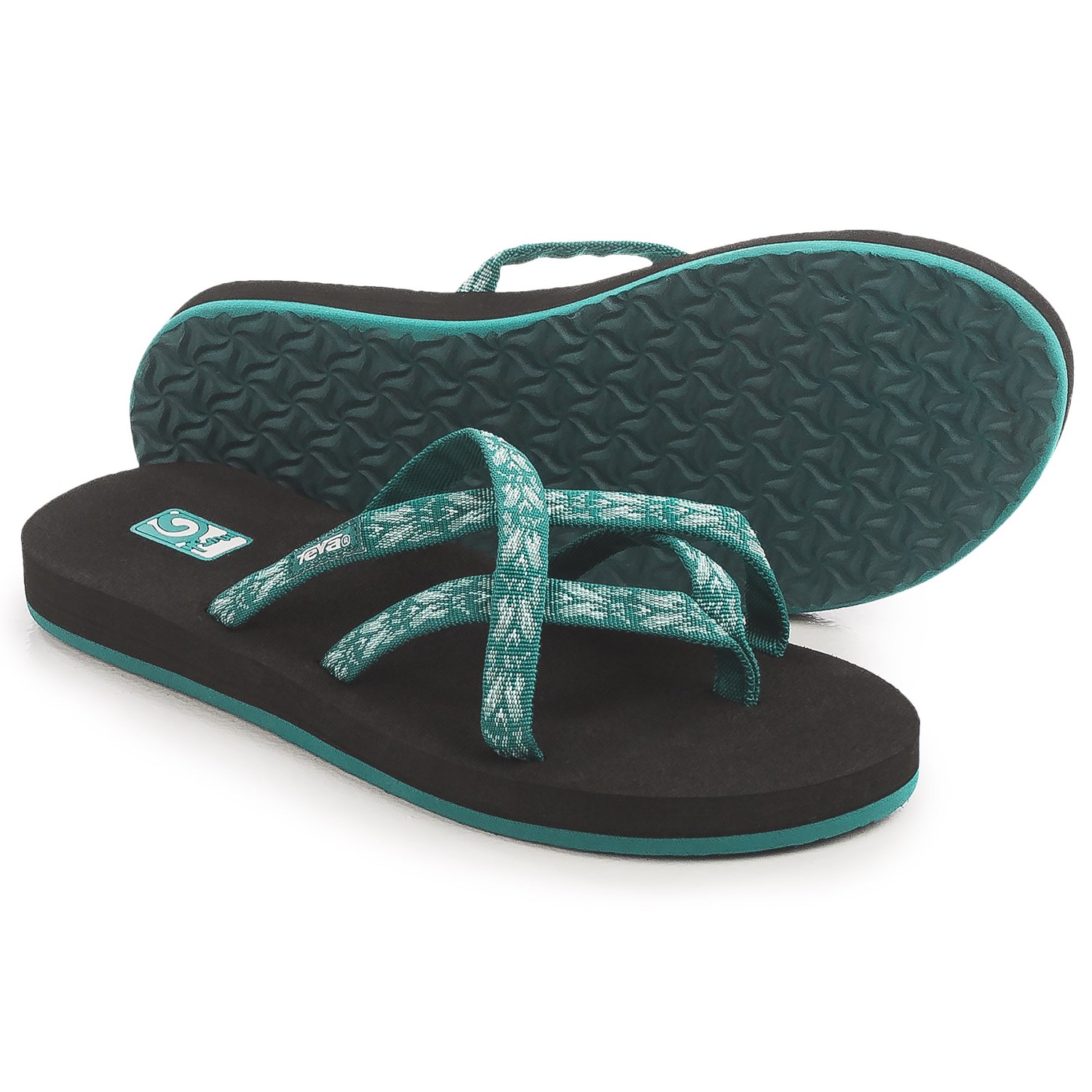 Teva Olowahu Thong Sandals - Mush® Footbed (For Women)