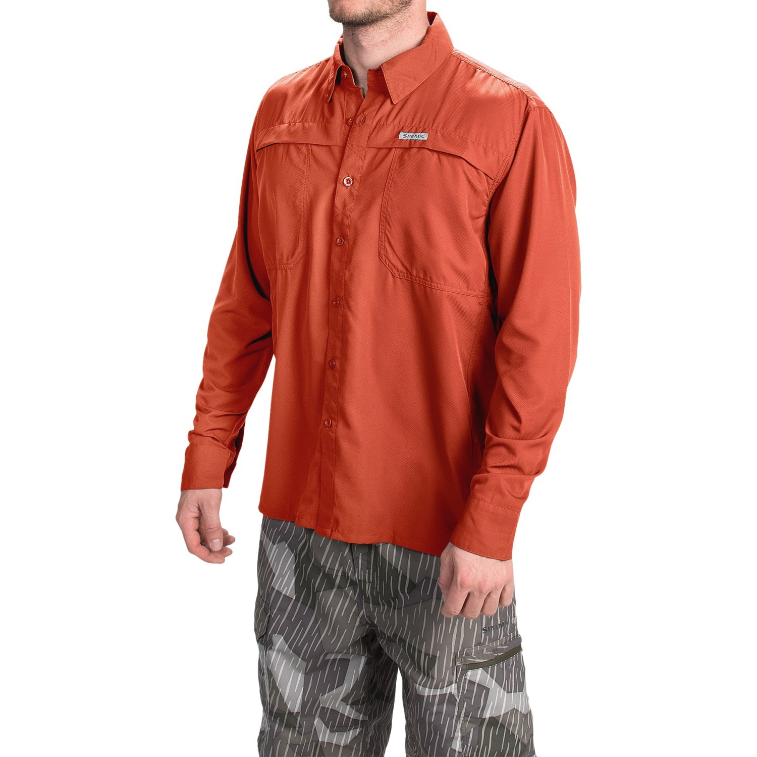 Simms Ebbtide Shirt - UPF 50+, Long Sleeve (For Men)