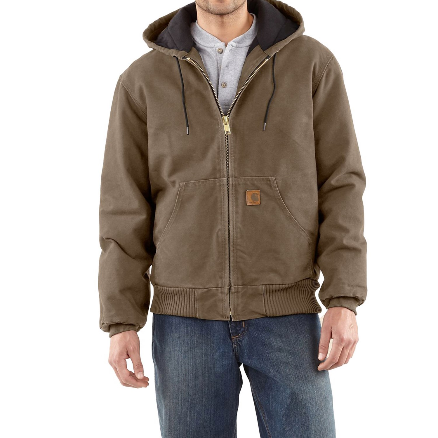 Carhartt Sandstone Active Jacket - Washed Duck, Factory Seconds (For Men)