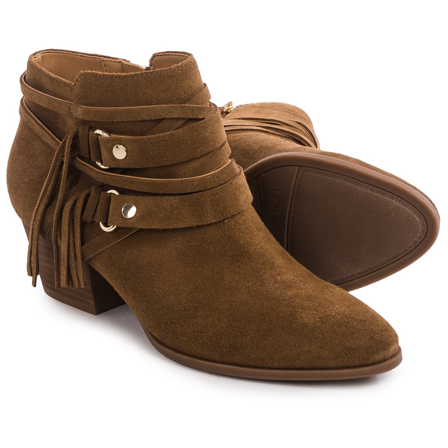 Franco Sarto Gonzalez Western Ankle Boots - Suede (For Women)