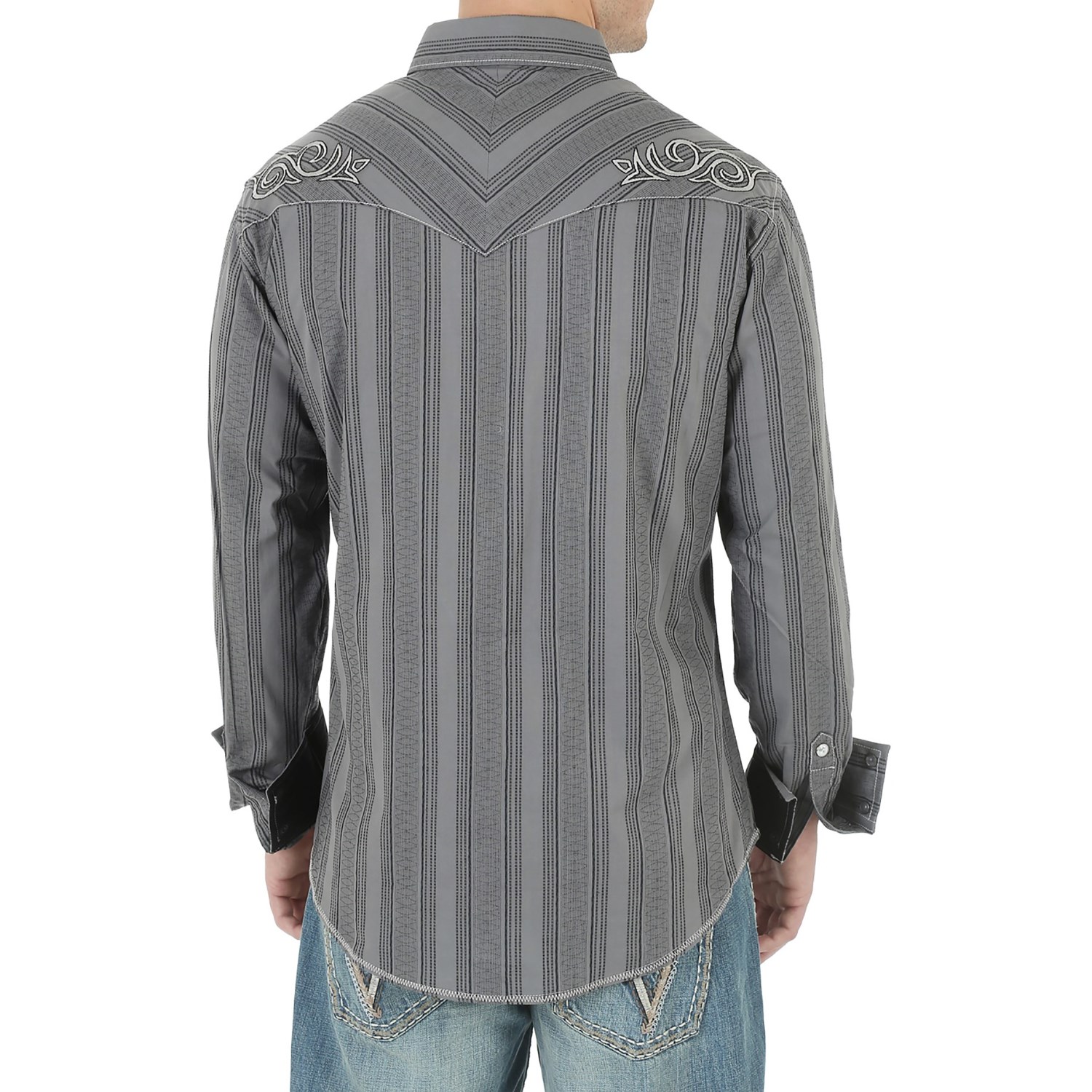 Wrangler Rock 47 Shirt - Snap Front, Long Sleeve (For Men)