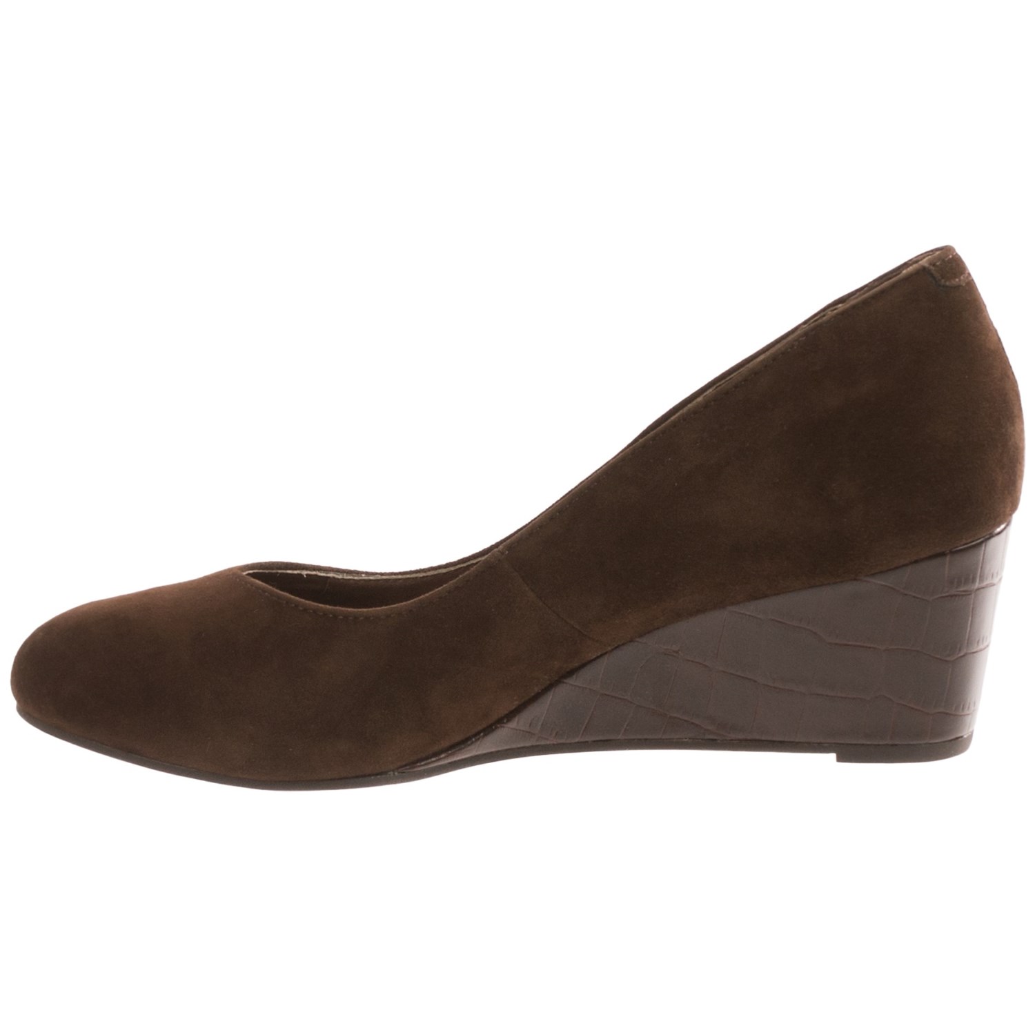 Vionic with Orthaheel Technology Antonia Wedge Pumps - Suede (For Women)