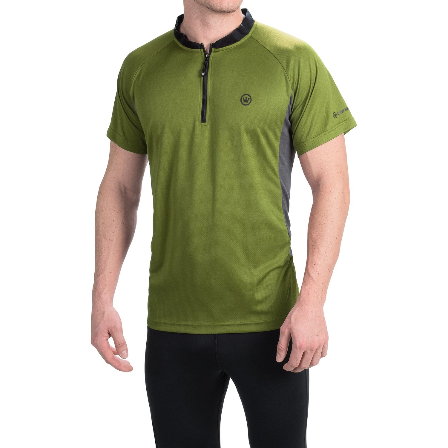 Canari Ridge Zip Neck Cycling Jersey - Short Sleeve (For Men)