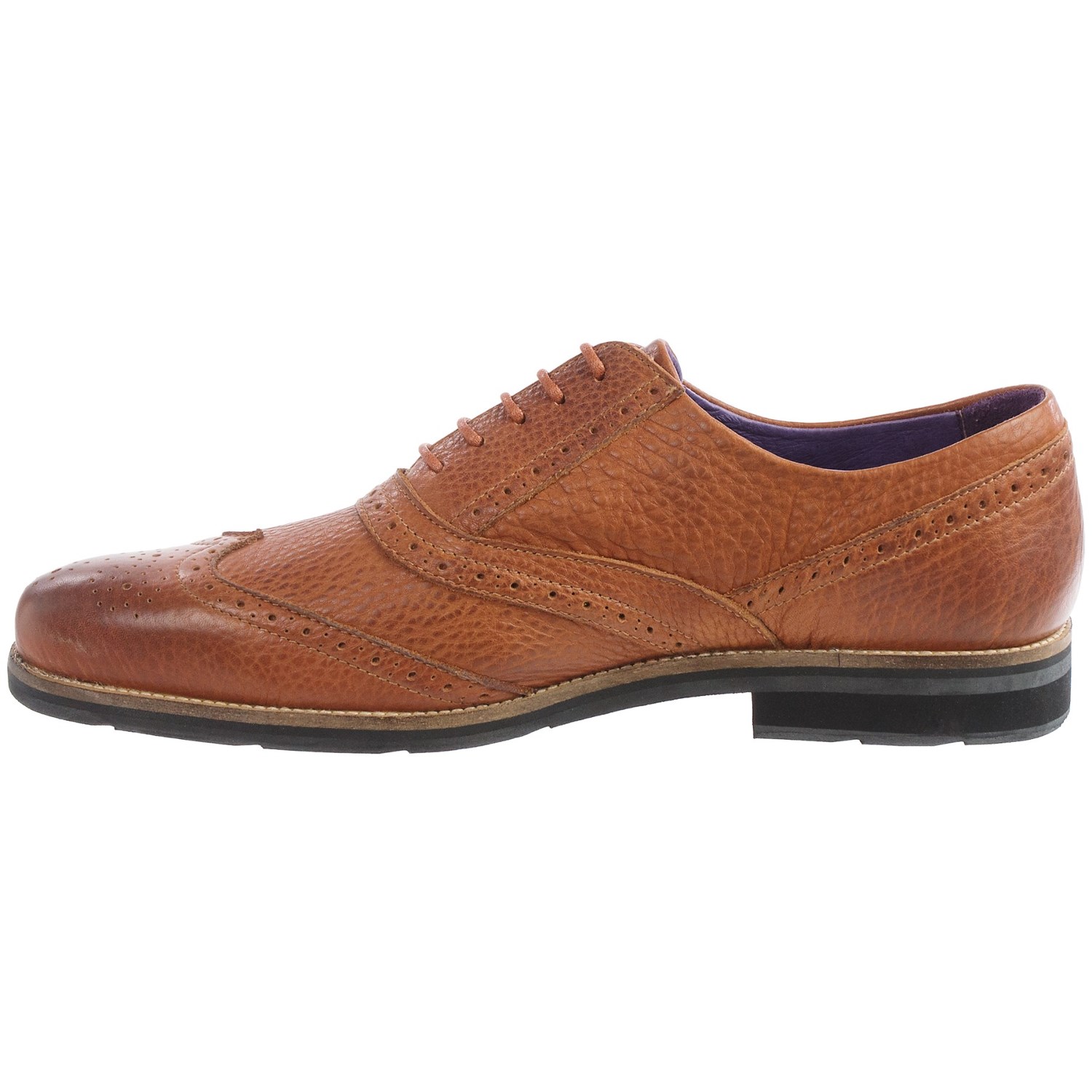 Blackstone SCM002 Wingtip Leather Shoes (For Men)