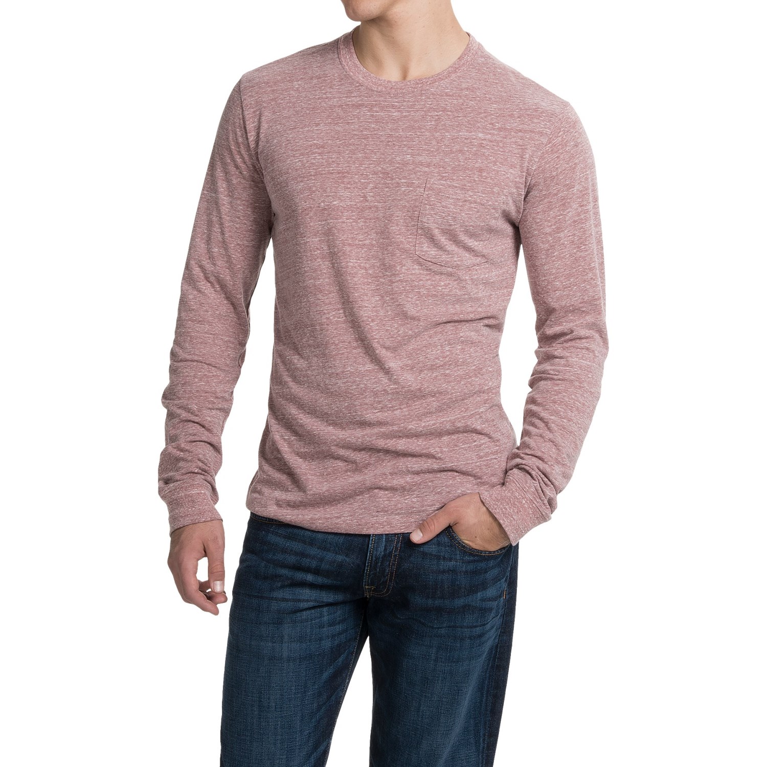 Threads 4 Thought Triblend Pocket T-Shirt - Long Sleeve (For Men)