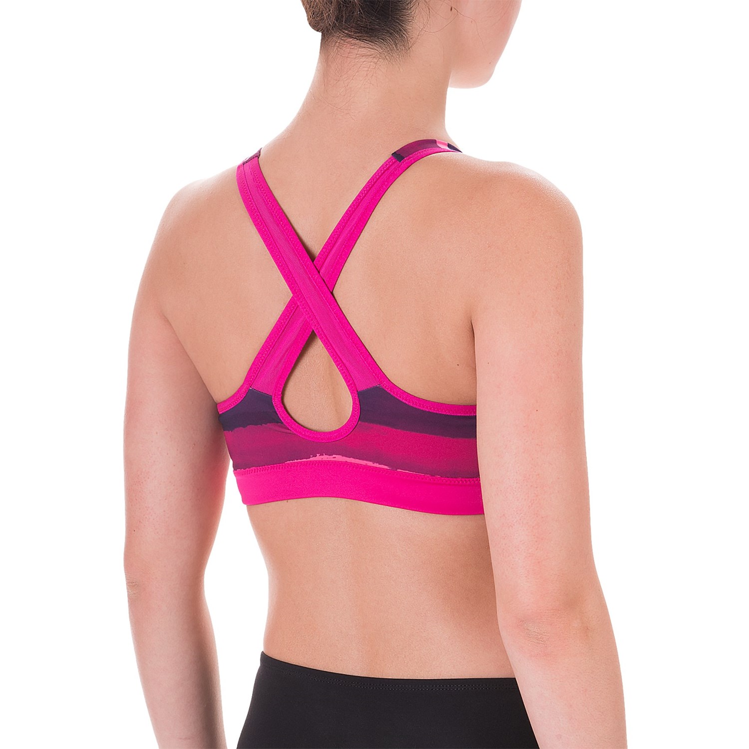 Brooks UpRise Crossback Sports Bra - Medium Impact (For Women)