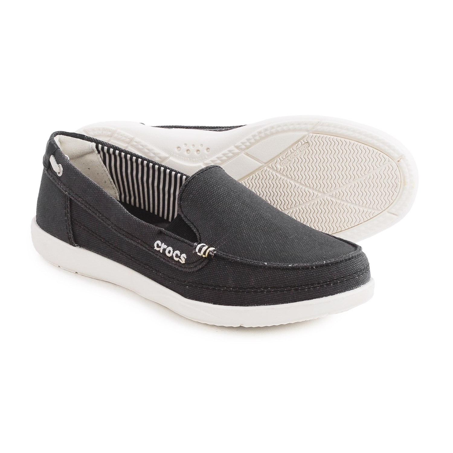 Crocs Walu Canvas Shoes - Slip-Ons (For Women)