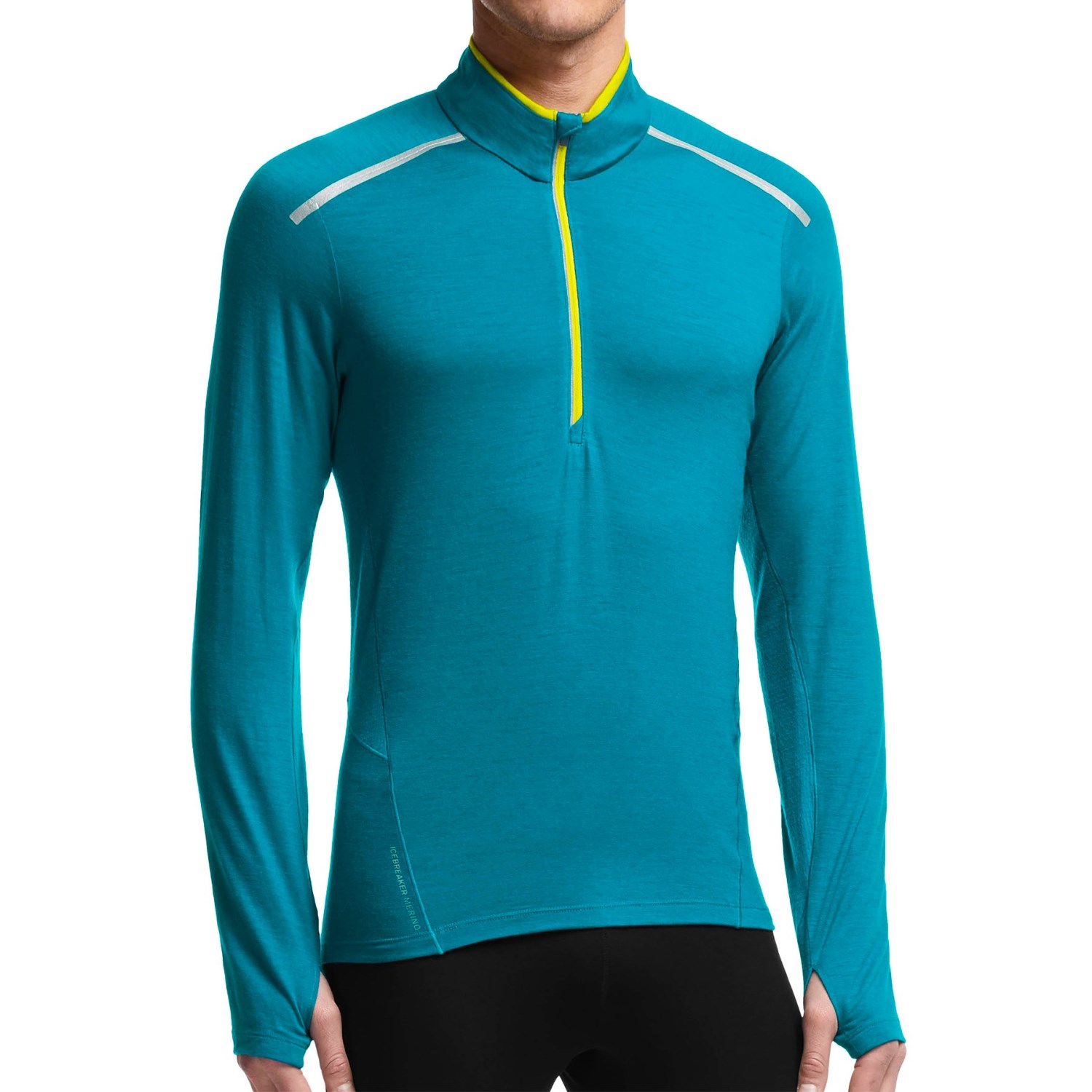 Icebreaker Comet Shirt - Zip Neck, Merino Wool, Long Sleeve (For Men)