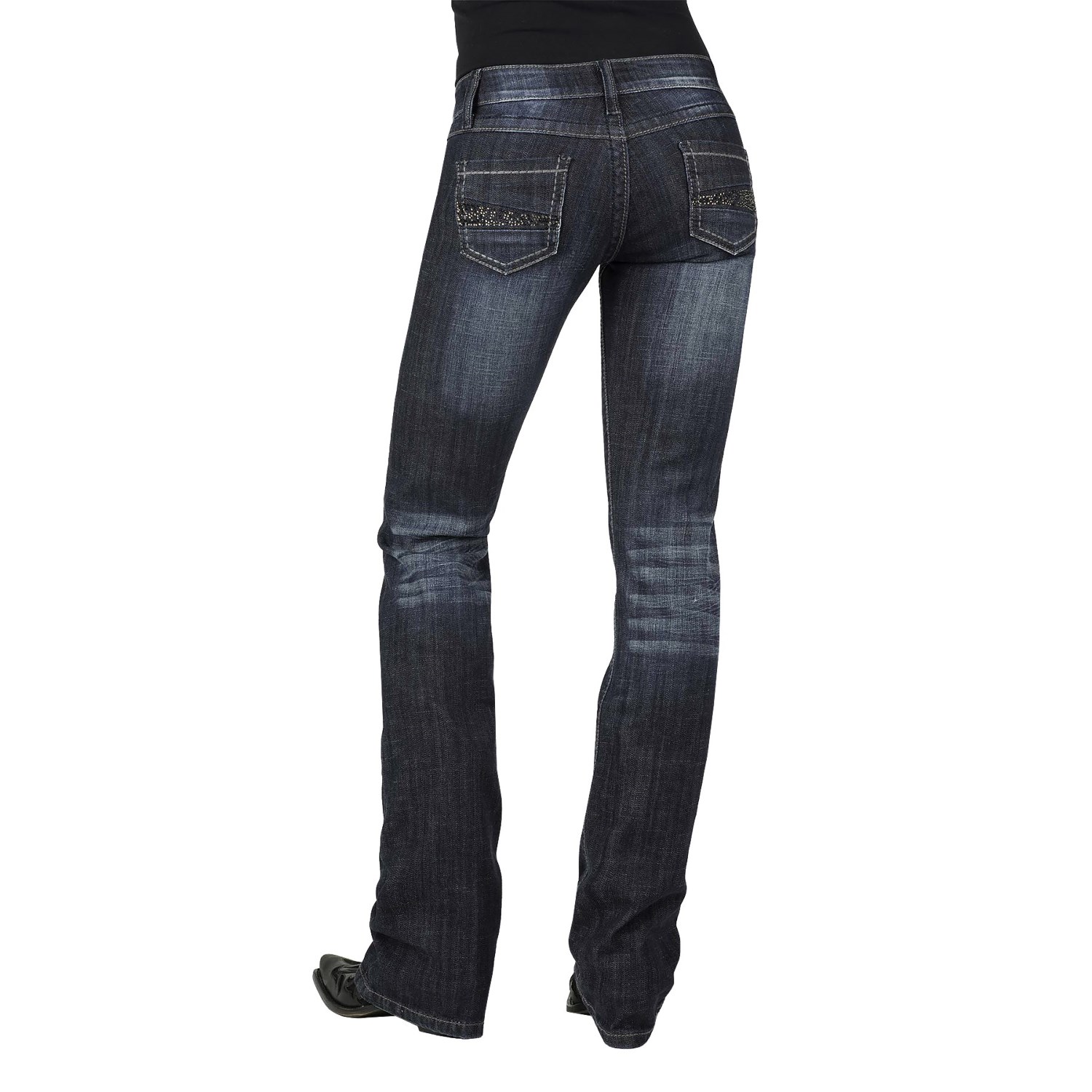 Stetson Hollywood Rhinestone Jeans - Bootcut (For Women)