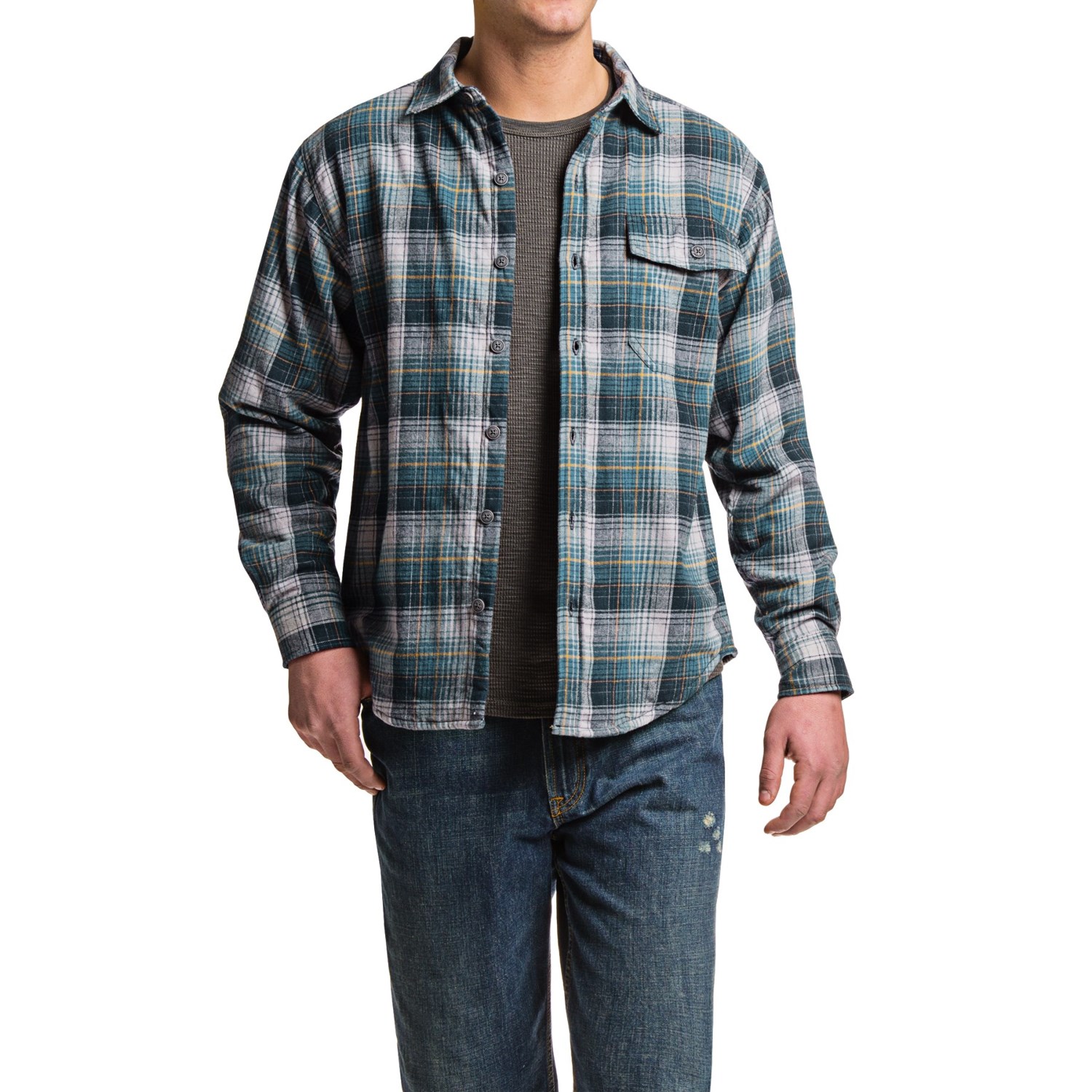 Wolverine Newago Flannel Shirt Jacket - Thermal Lining (For Men)