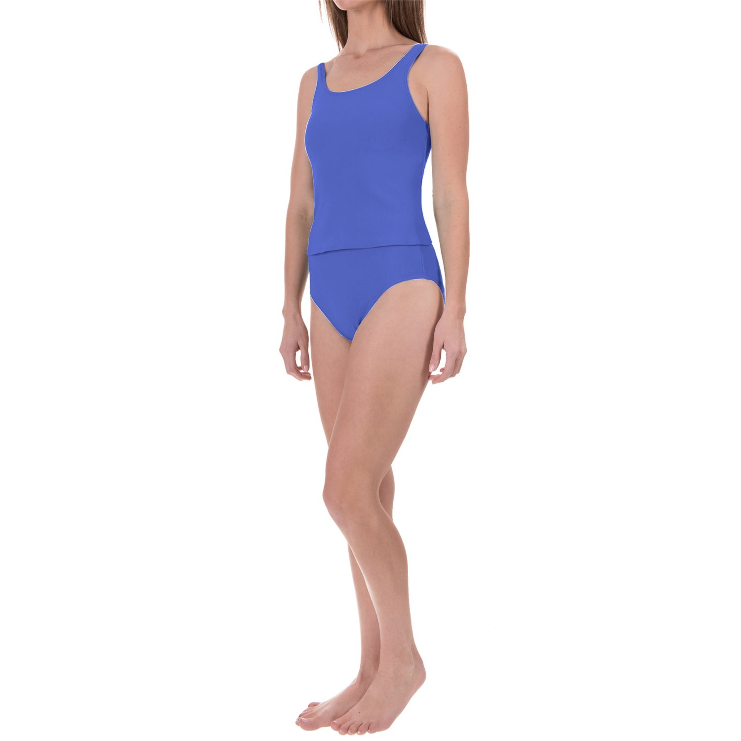 Ribbed Tankini Set (For Women)