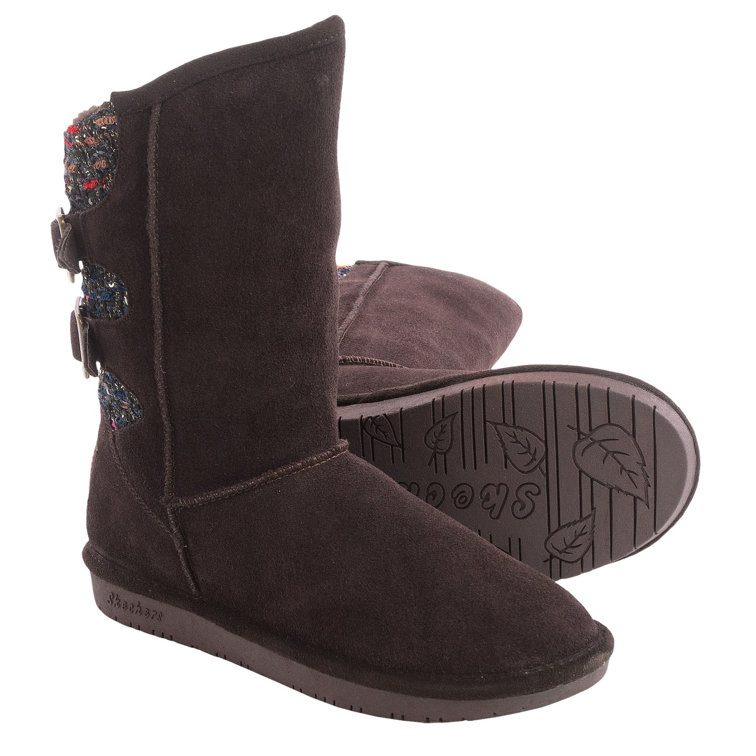 Skechers Shelbys-Boo Clay Suede Boots (For Women)