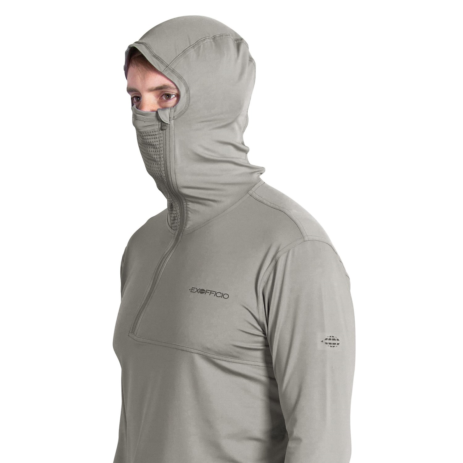 ExOfficio Sol Cool Ultimate Hoodie - UPF 50+, Zip Neck (For Men)