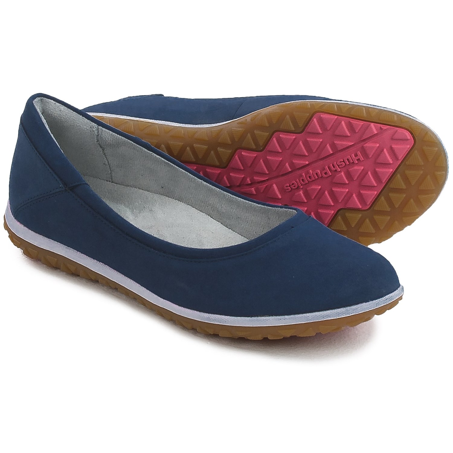 Hush Puppies Berkleigh Audra Flats - Nubuck (For Women)