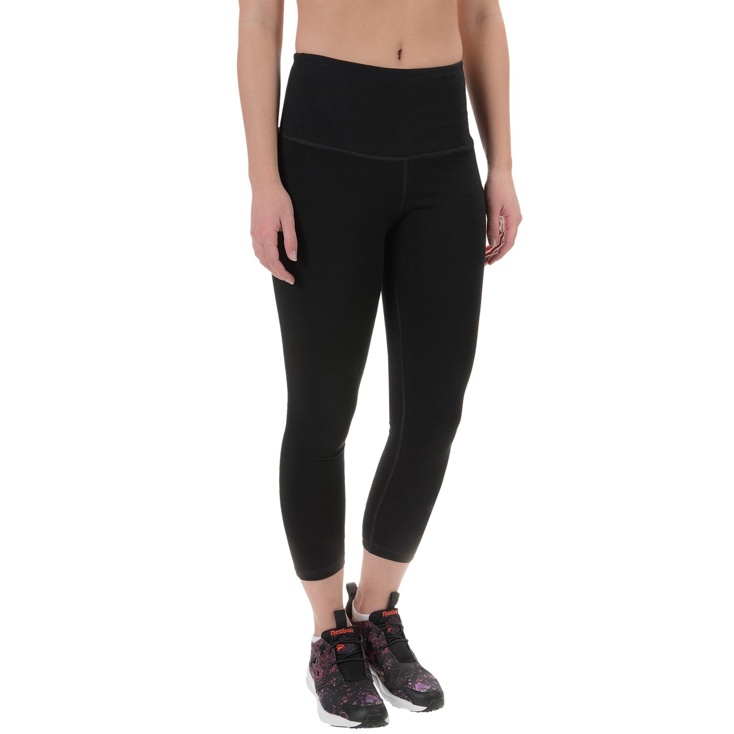 90 Degree by Reflex High-Waist Running Capris (For Women)