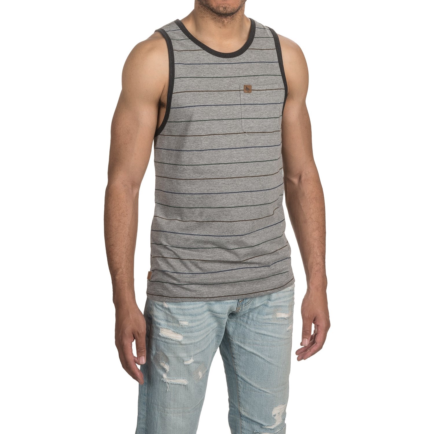 HippyTree Costa Striped Tank Top (For Men)