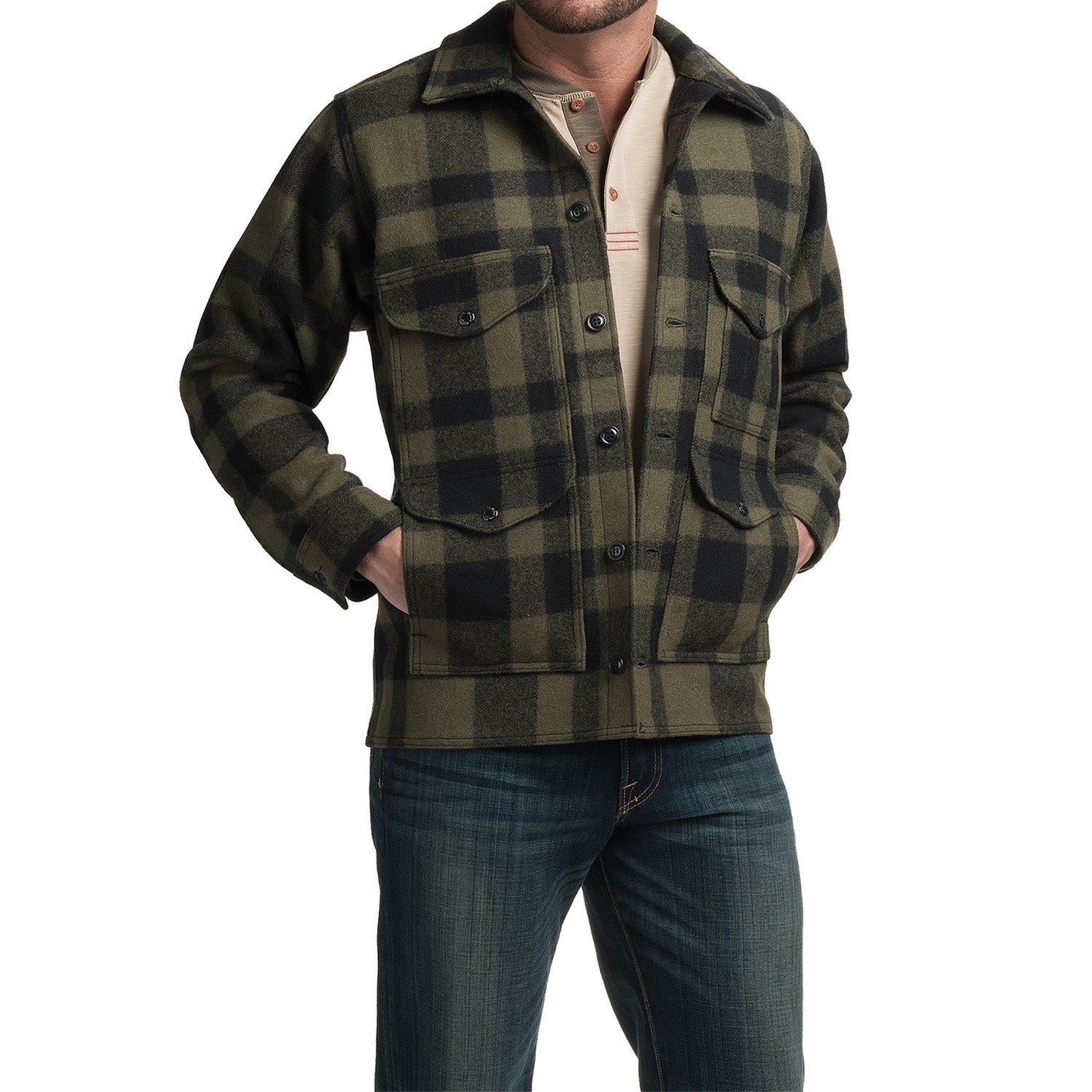Filson Mackinaw Cruiser Wool Plaid Jacket (For Men)