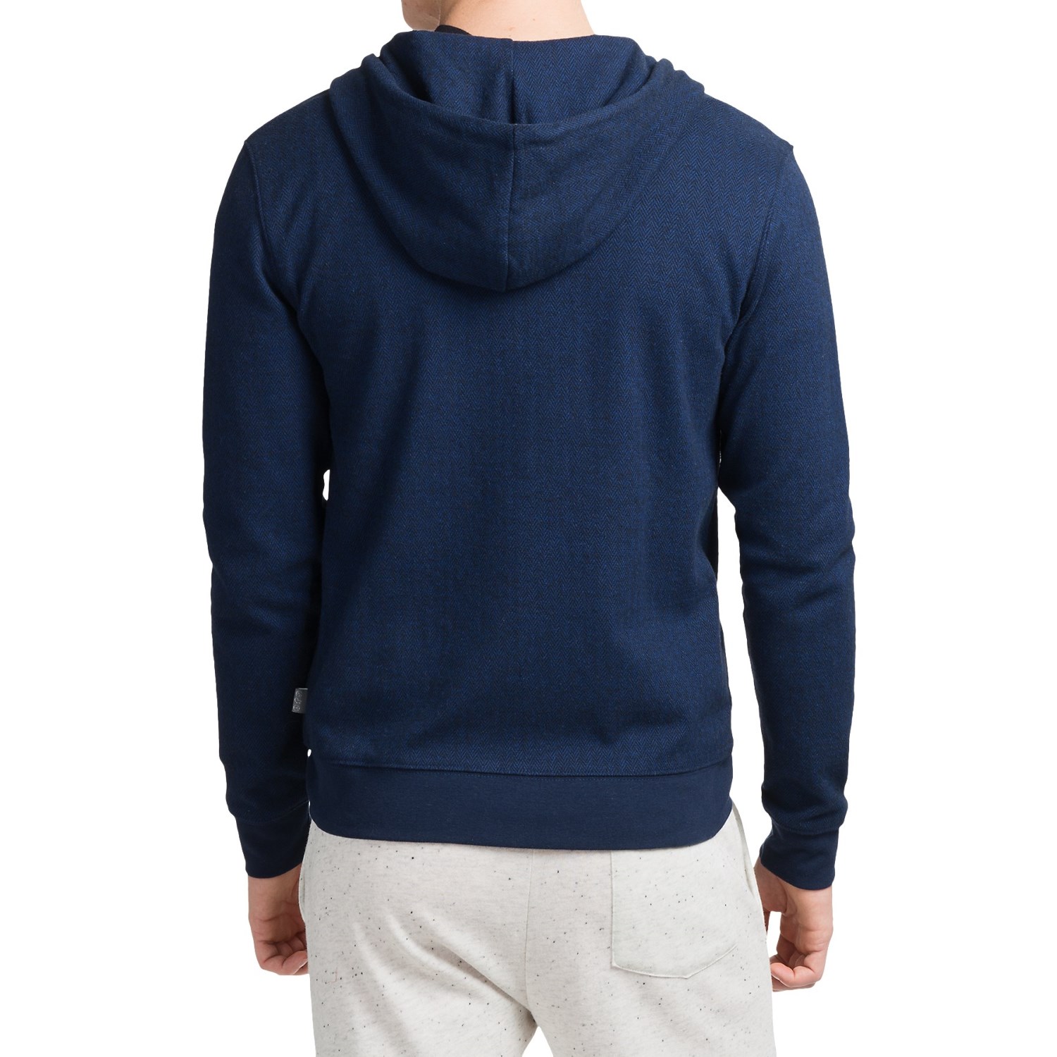 Threads 4 Thought Herringbone Triblend Hoodie - Full Zip (For Men)