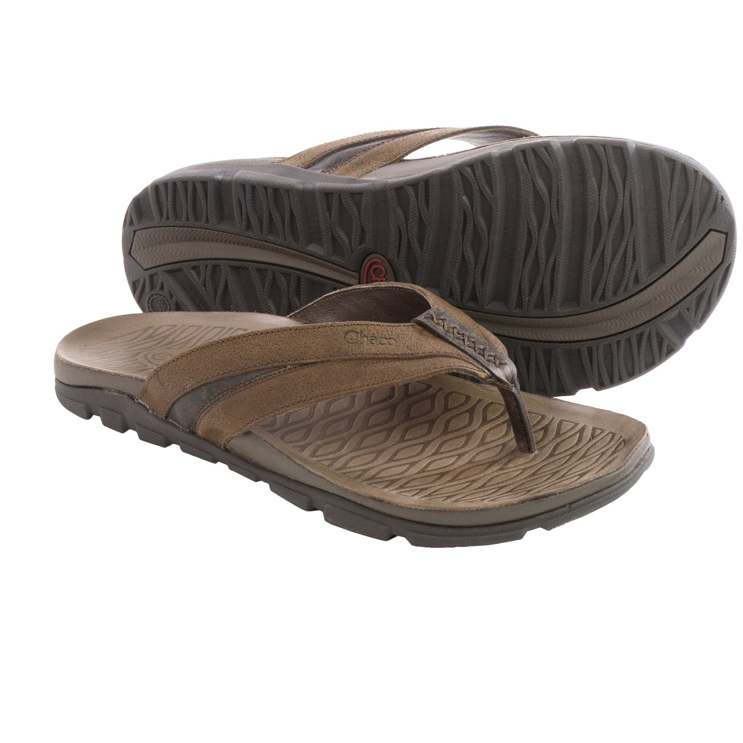 Chaco Cabrera Flip-Flops - Leather (For Men)