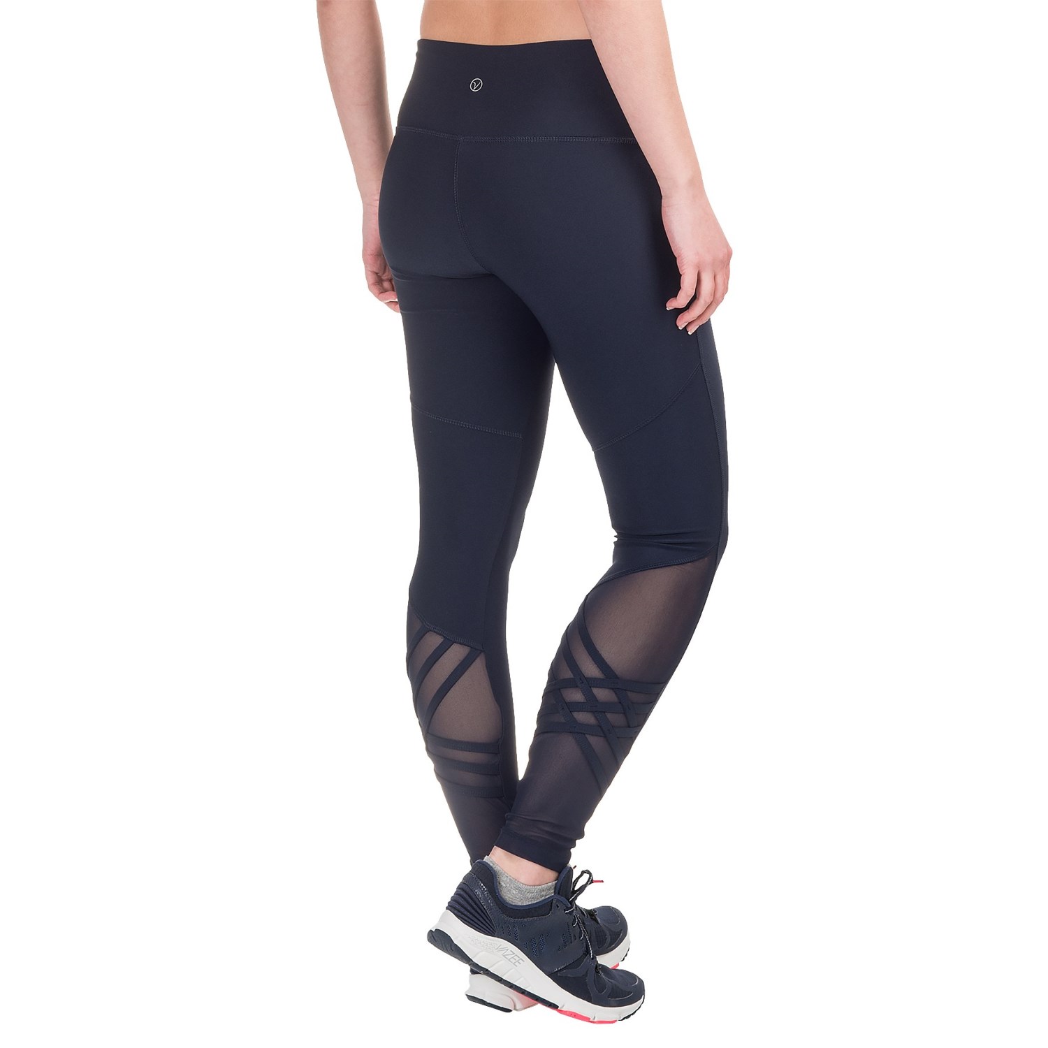 Vogo Powermesh Lattice Leggings (For Women)