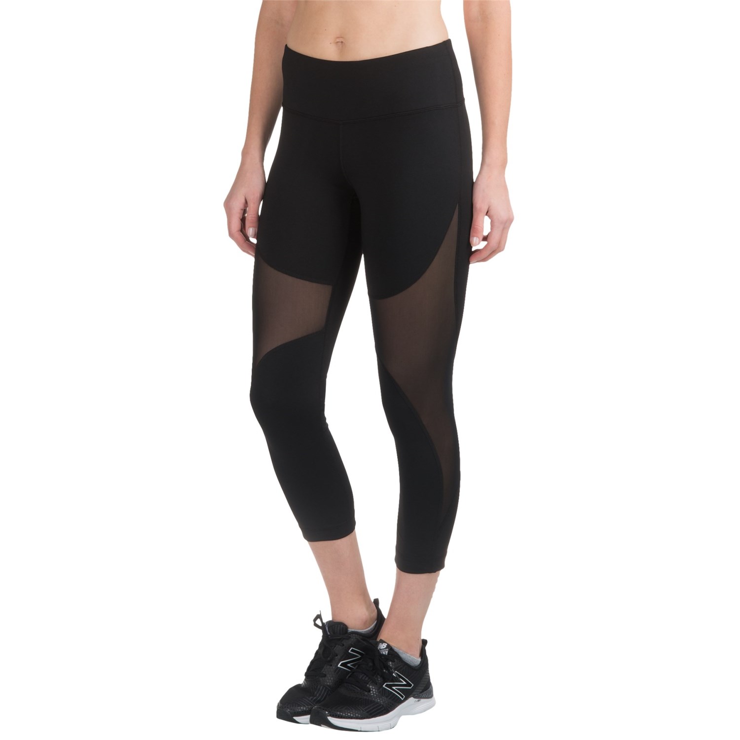 90 Degree by Reflex Print Running Capris (For Women)