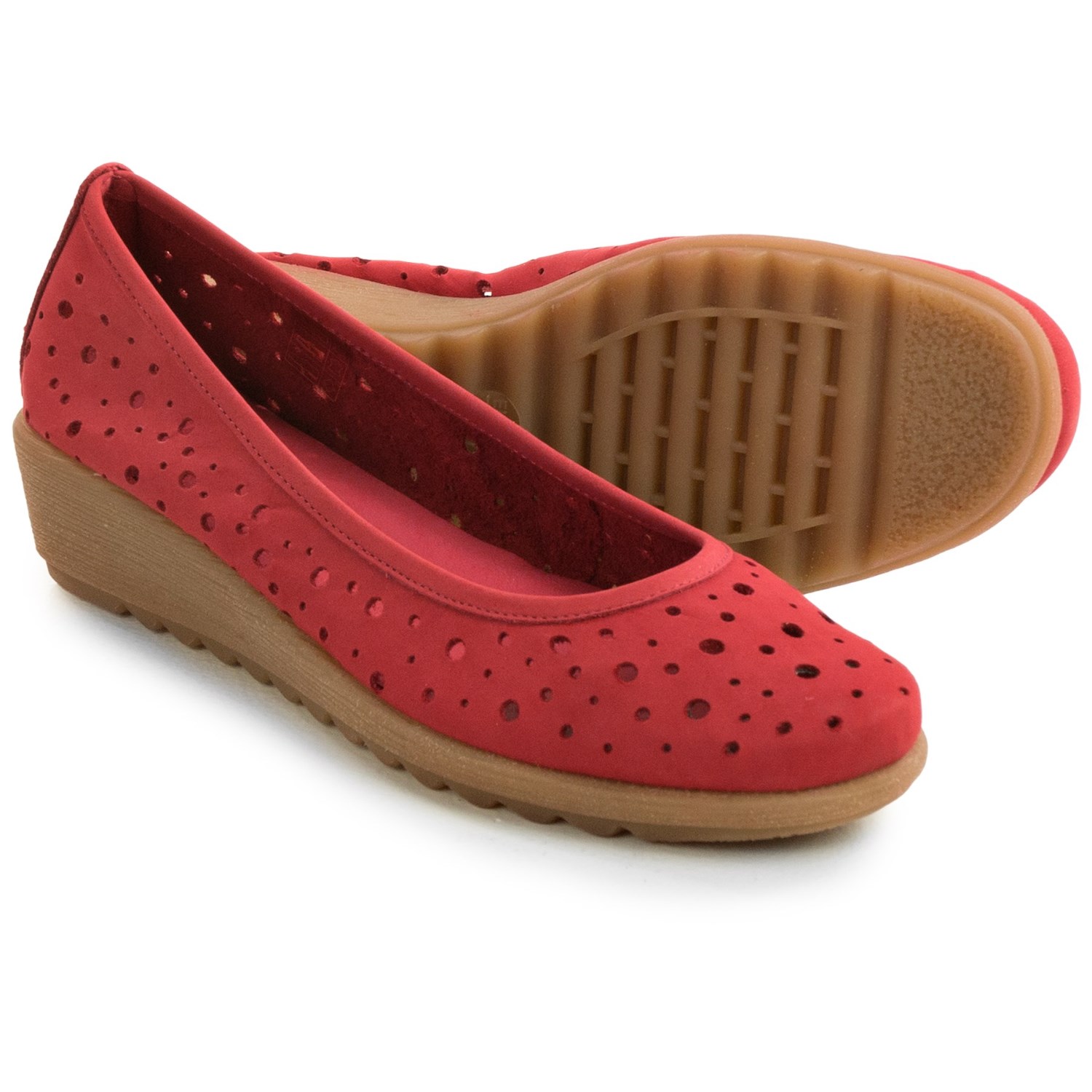 The Flexx Run Perfed Shoes - Nubuck, Slip-Ons (For Women)