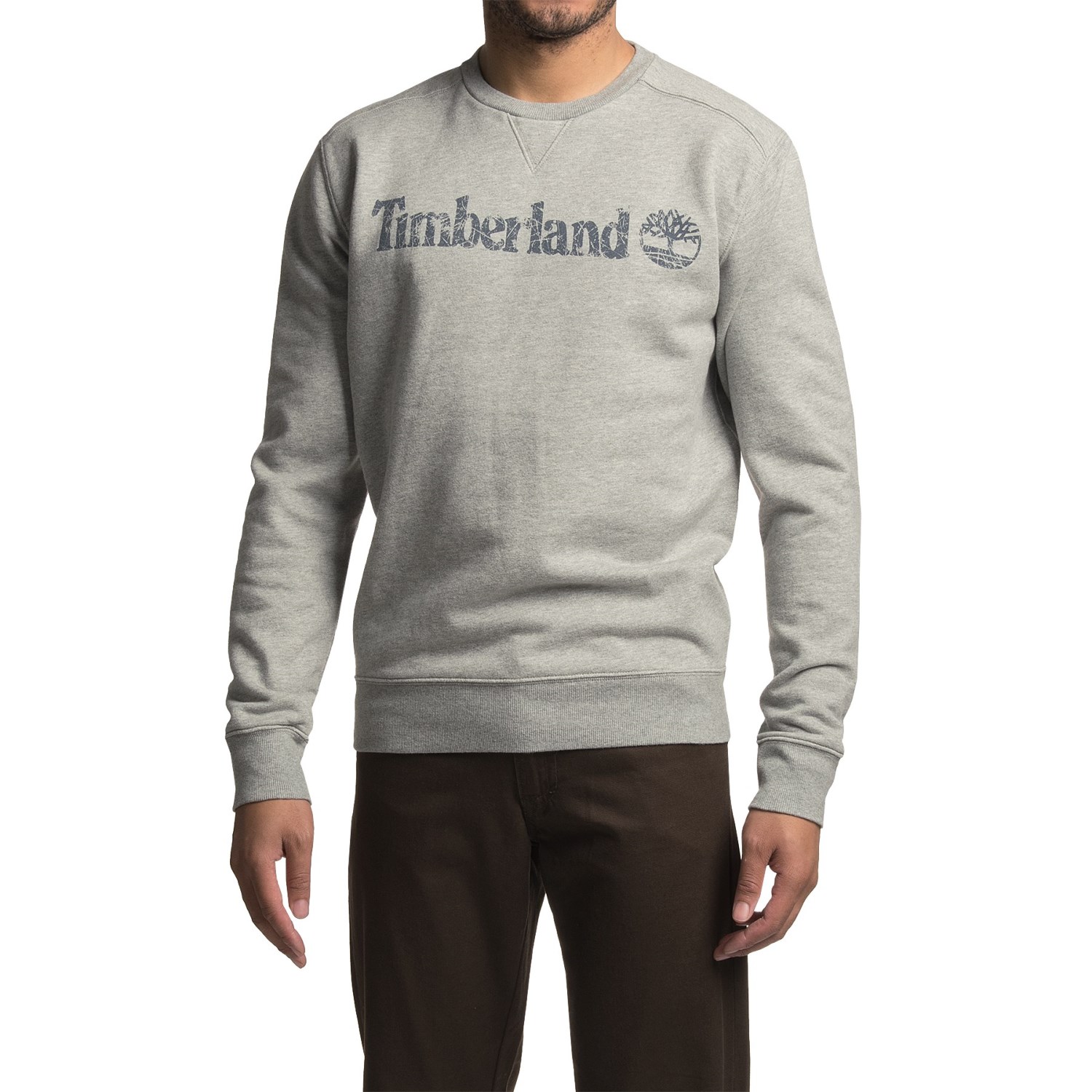 Timberland Oyster River Pullover Sweatshirt - Cotton Blend, Crew Neck, Long Sleeve (For Men)