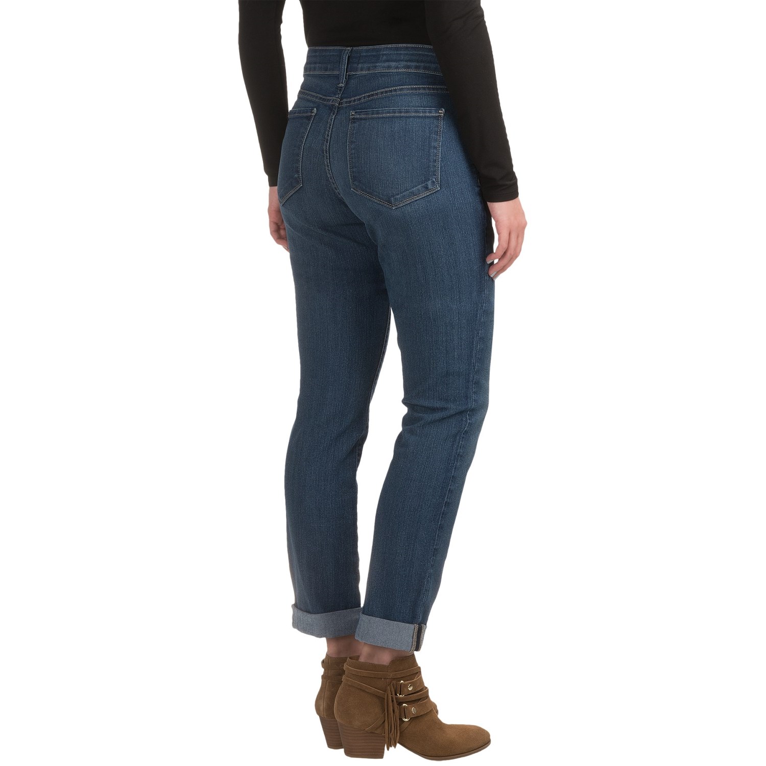 NYDJ Leann Stretch Boyfriend Jeans - Cuffed (For Women)