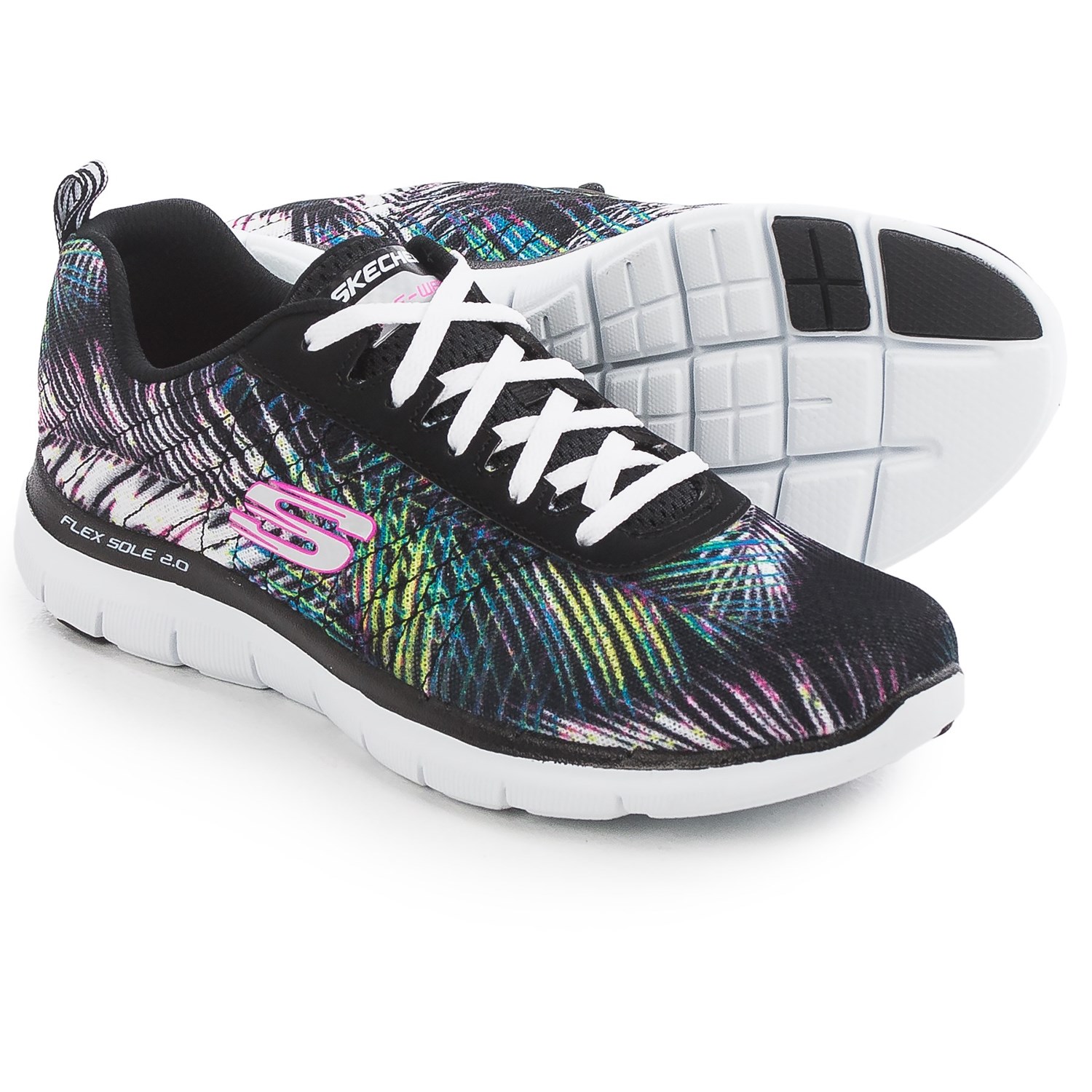 Skechers Flex Appeal 2.0 Tropical Sneakers (For Women)