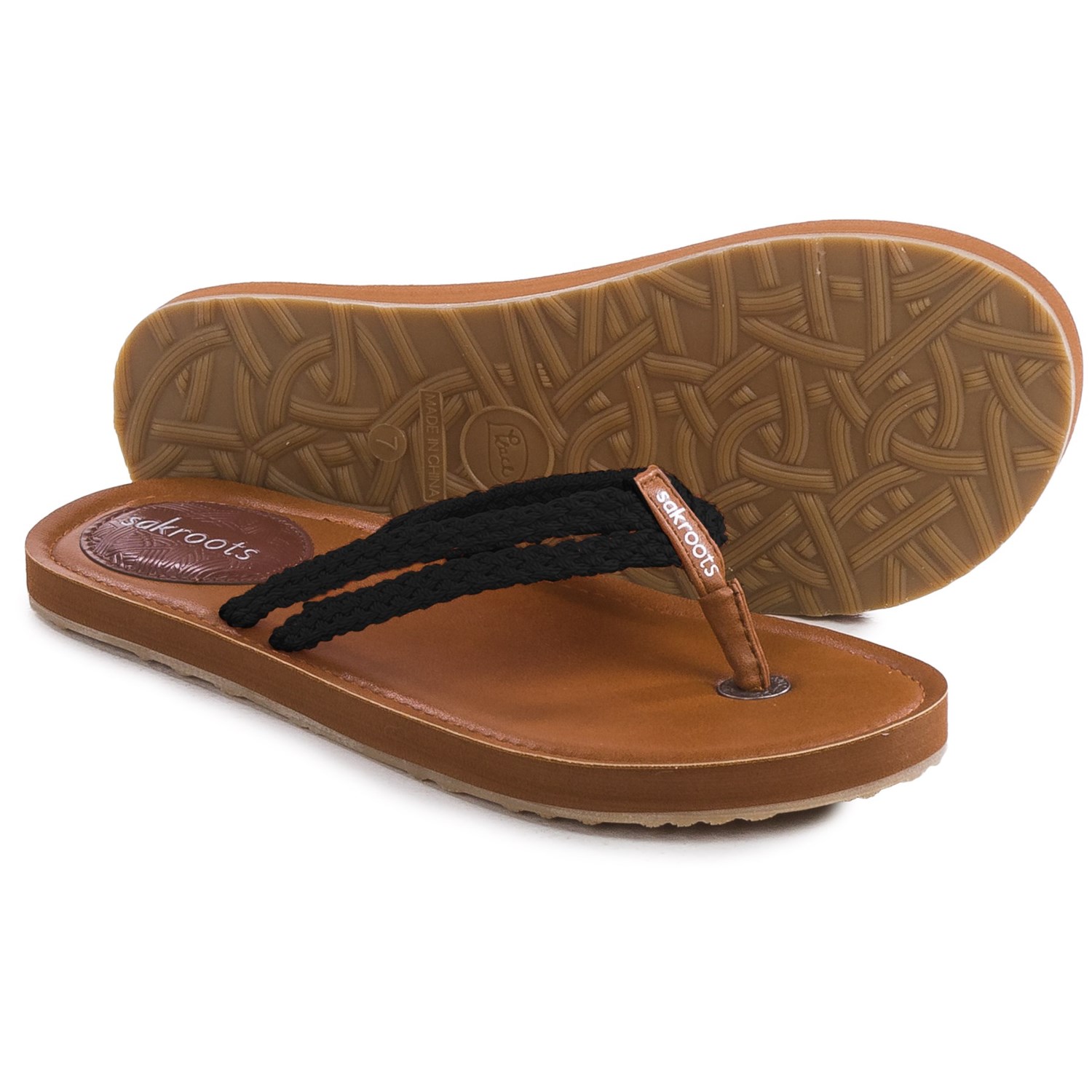 Sakroots Bethanny Flip-Flops (For Women)