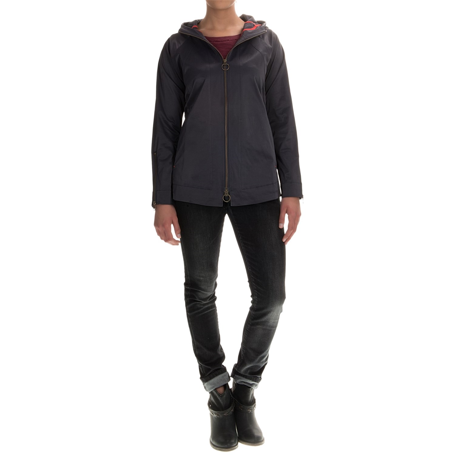 Lilla P Double-Zip Hooded Jacket (For Women)